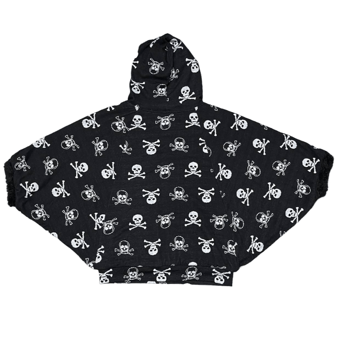 Angel Blue Seditionaries Crazy Angel Skulls Batwings Hoodie Size US M / EU 48-50 / 2 - 12 Thumbnail