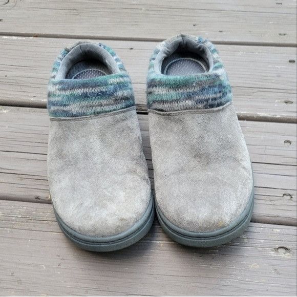 Dansko Dansko Emily Gray Suede Slip On Slipper Clogs Size 39 Size US 8.5 / IT 38.5 - 2 Thumbnail