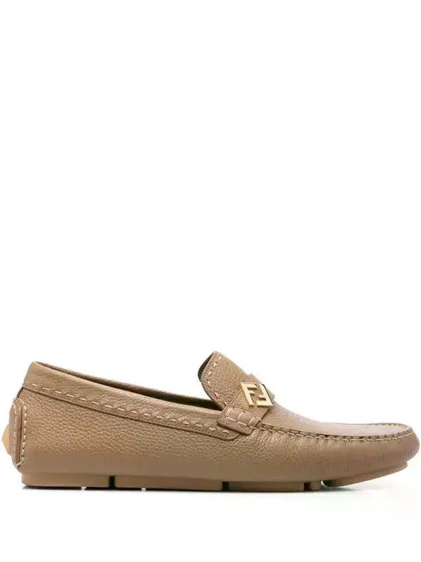Fendi o1s1wg110426 Driver Loafers in Brown Size US 10 / EU 43 - 1 Thumbnail