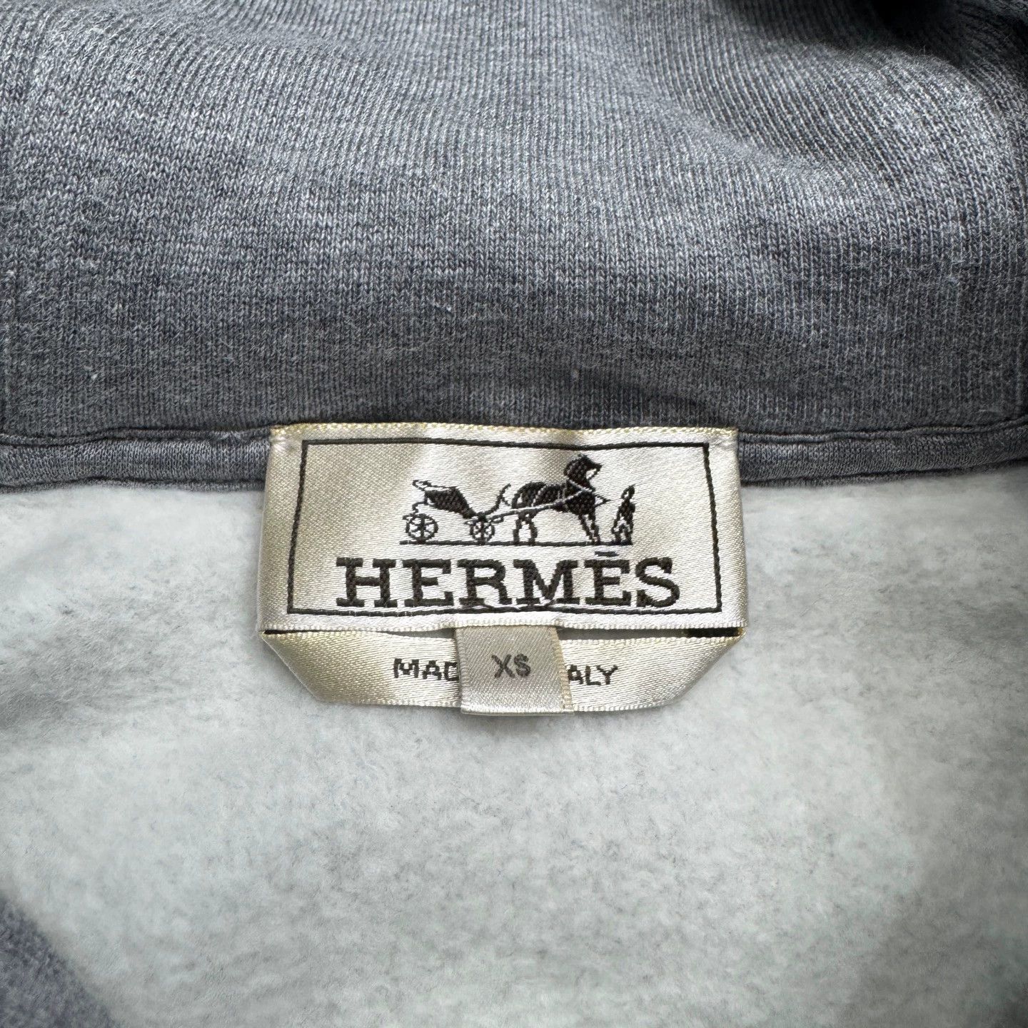 Hermes Hermes Horsebit leather panel hoodie M Size US M / EU 48-50 / 2 - 2 Thumbnail