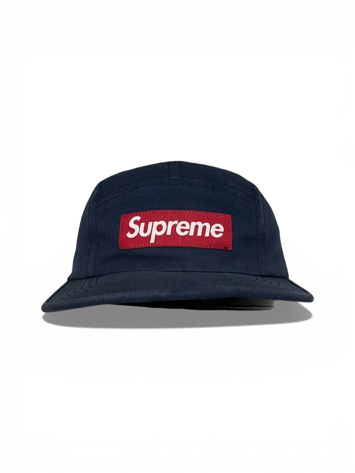 Supreme Supreme Logo Box 5 Panel Navy Size ONE SIZE - 4 Thumbnail