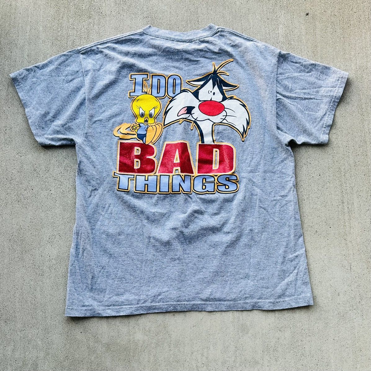 Warner Bros Vintage Looney Tunes T Shirt Teeety Sylvester Warner Bros Size US L / EU 52-54 / 3 - 1 Thumbnail