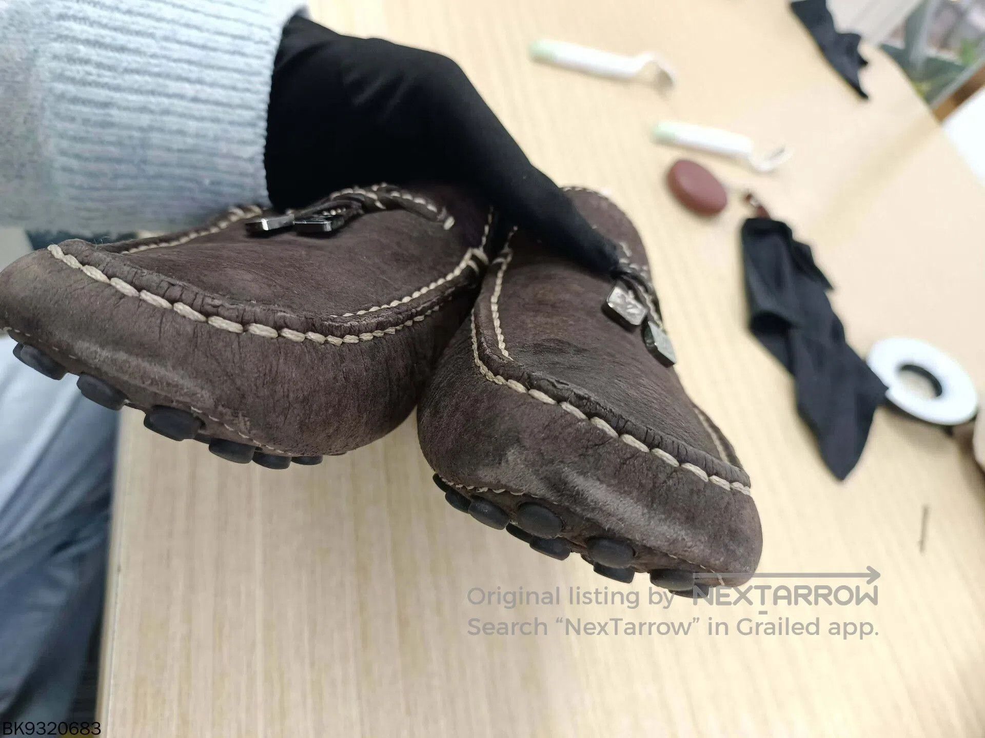 Louis Vuitton louis vuitton leather loafers size 6. Size US 6 / EU 39 - 3 Thumbnail
