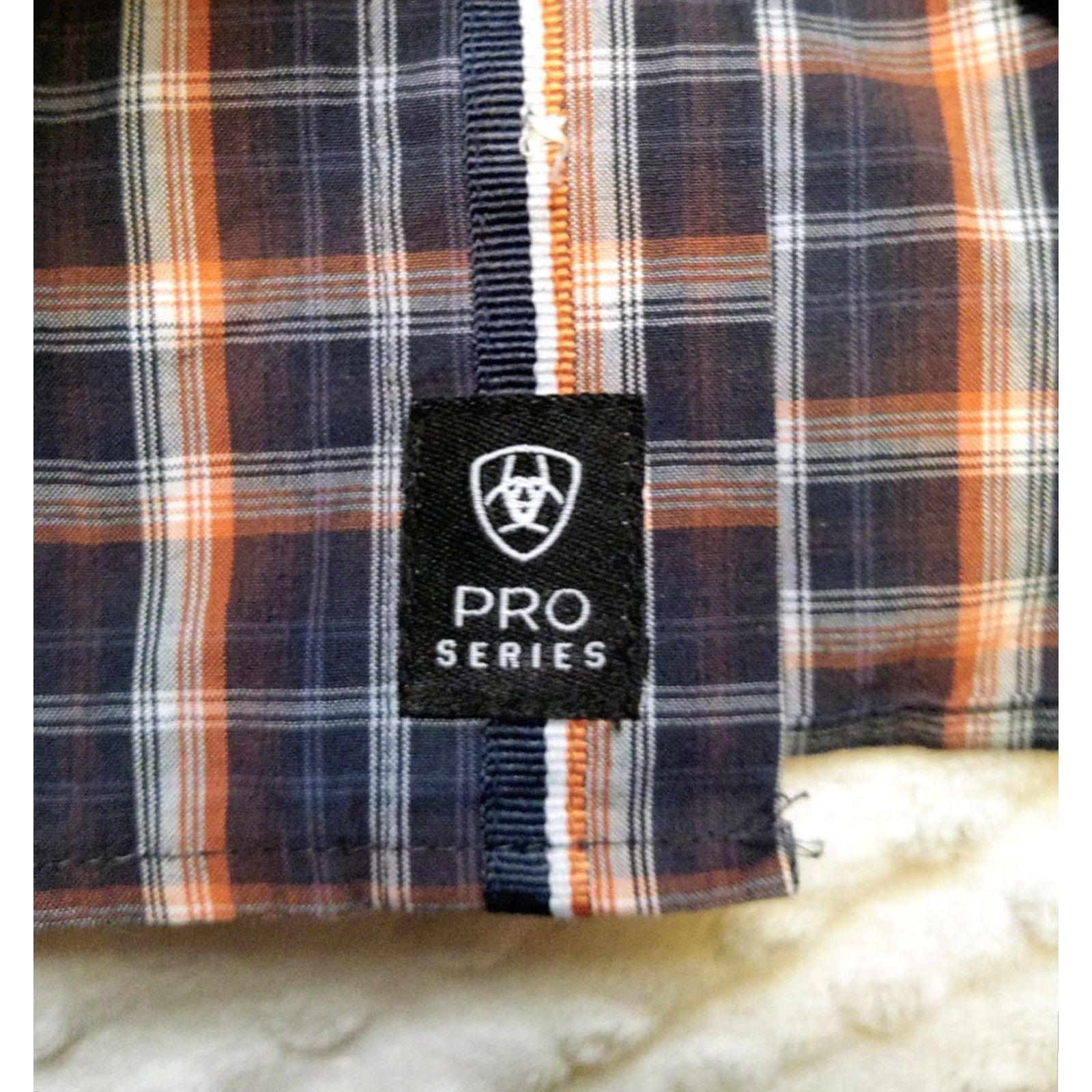 Ariat Ariat Pro Series Shirt Mens 2XL Red Blue Plaid Button-Down Western Rodeo Shirt Size US XXL / EU 58 / 5 - 7 Thumbnail