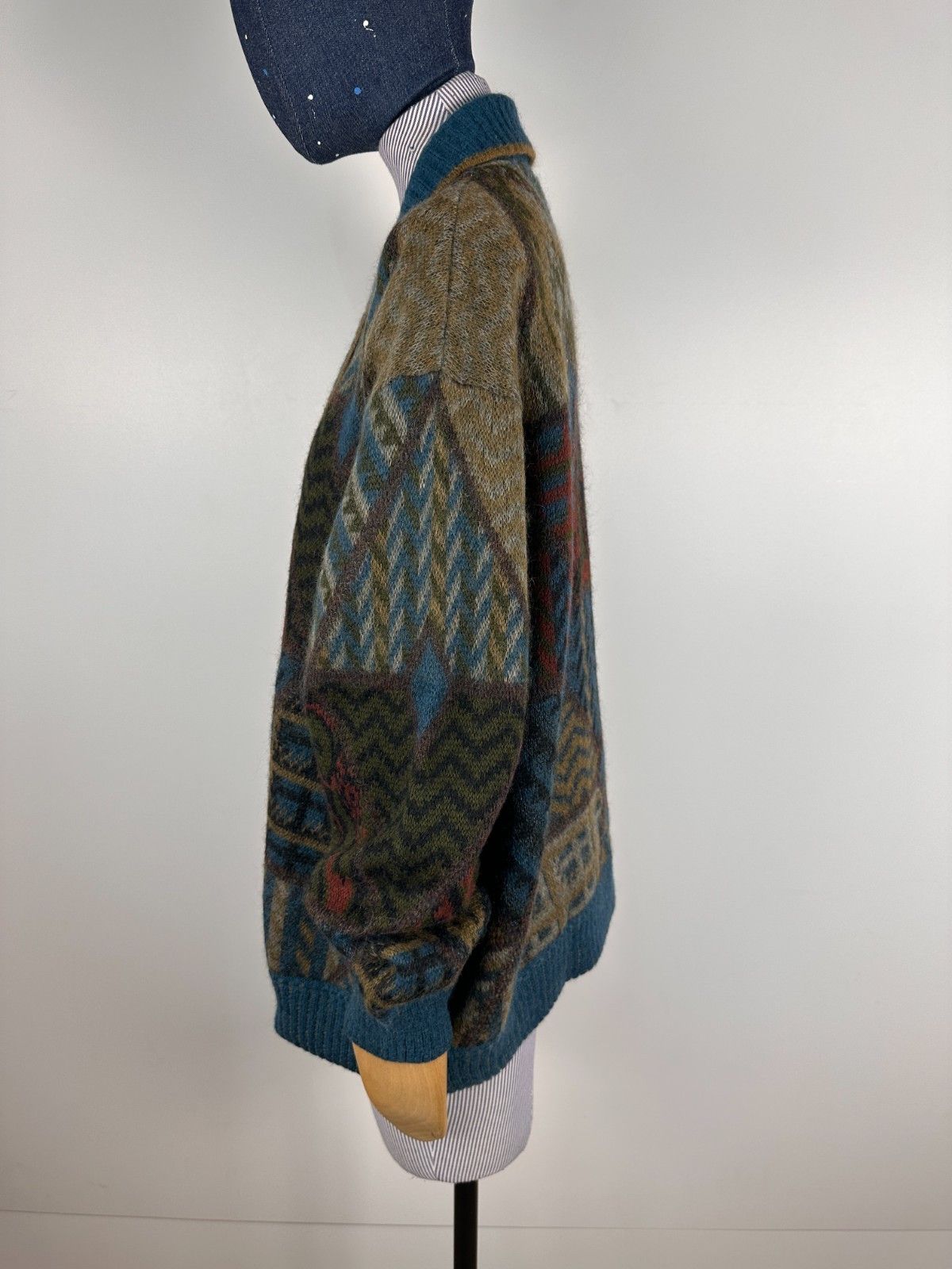 Bogner Vintage Bogner Mohair Cardigan Sweater Knit Fullprint US14 Size XL / US 12-14 / IT 48-50 - 4 Thumbnail