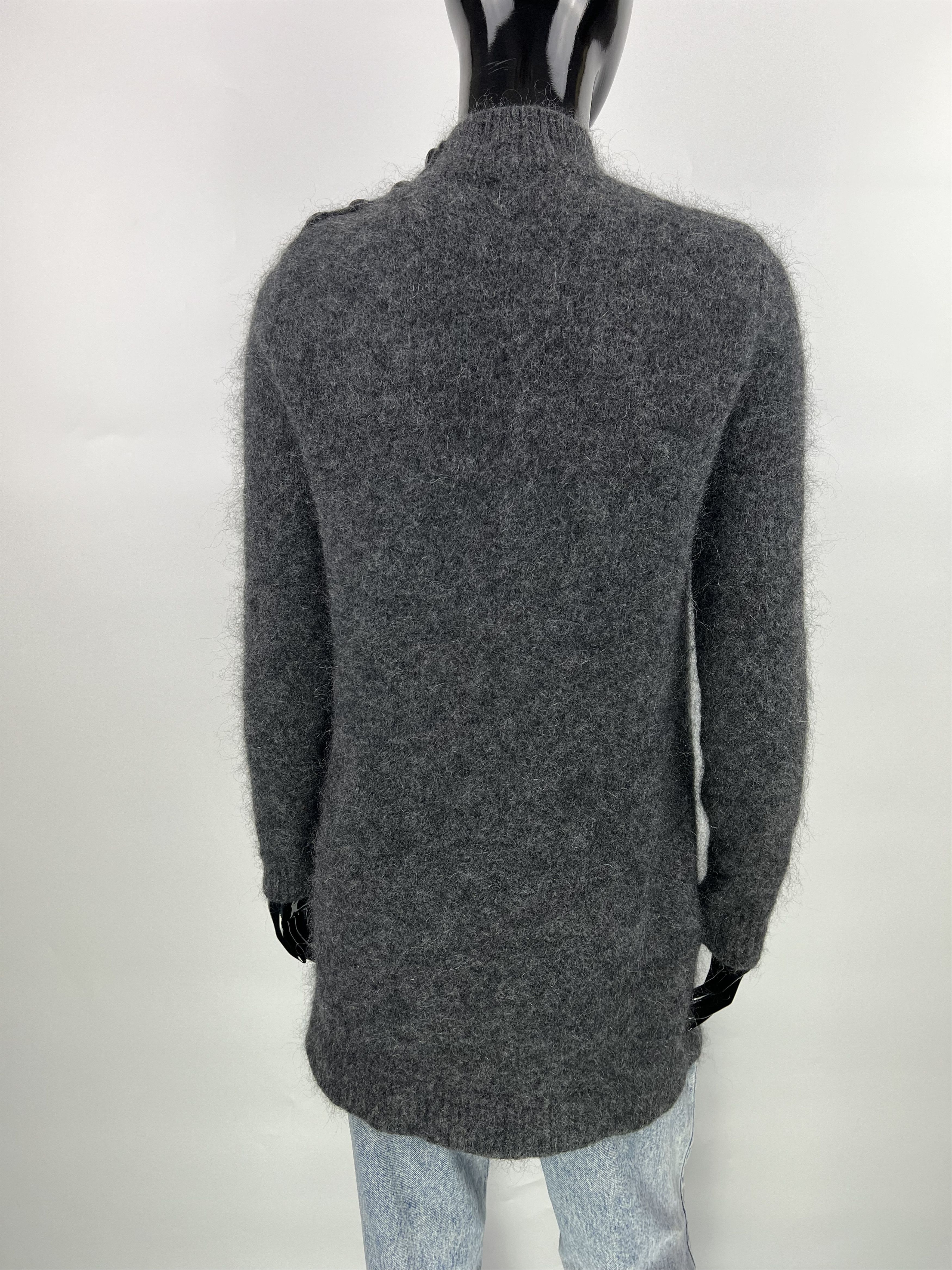 Sezane SEZANE Polly Mottled Kid Mohair Wool Blend Sweater Dress Size S / US 4 / IT 40 - 3 Thumbnail