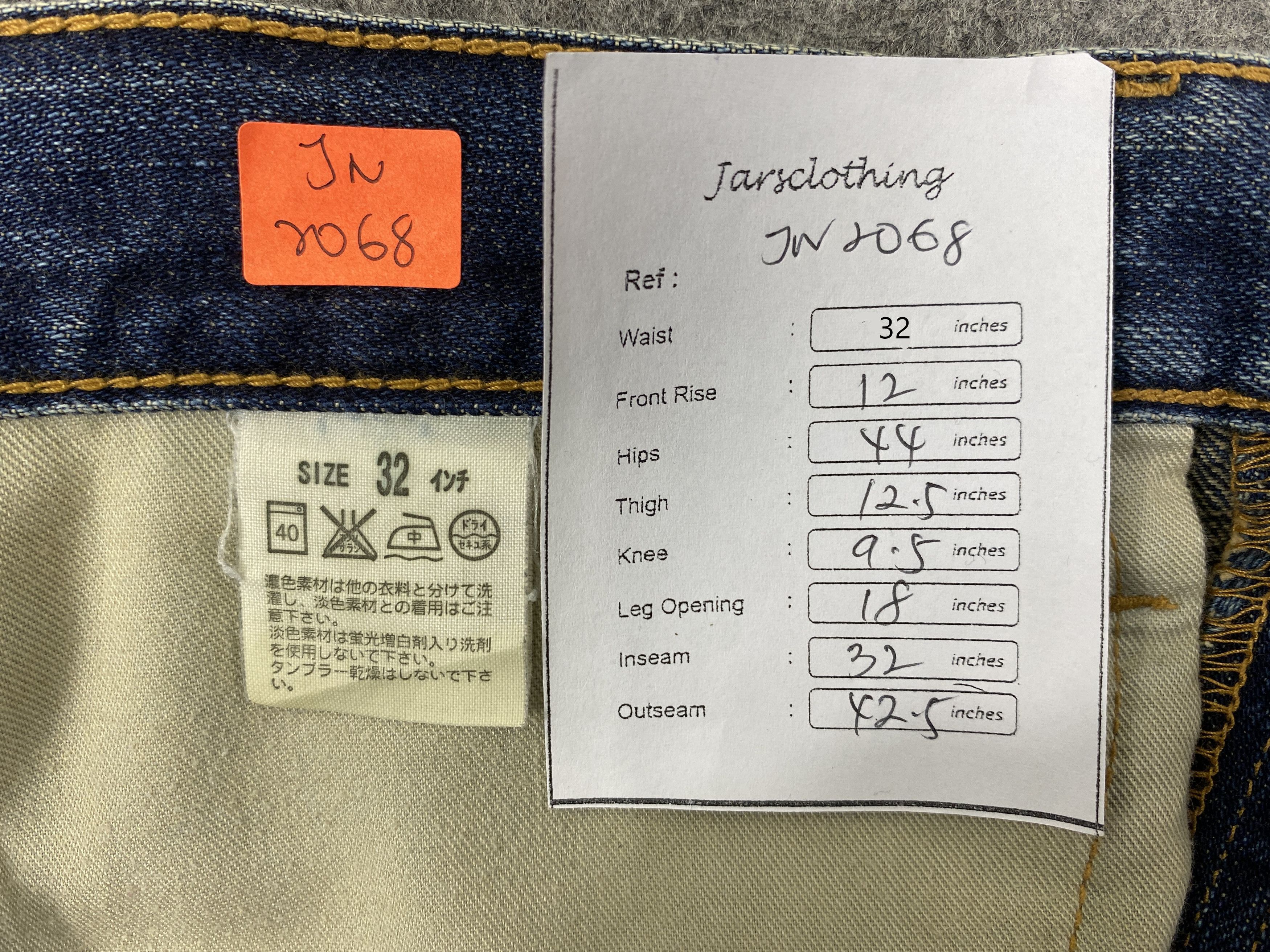 Levi's Distressed Blue Vintage Levi's 527 32x32 Denim -JN2068 Size ONE SIZE - 7 Thumbnail