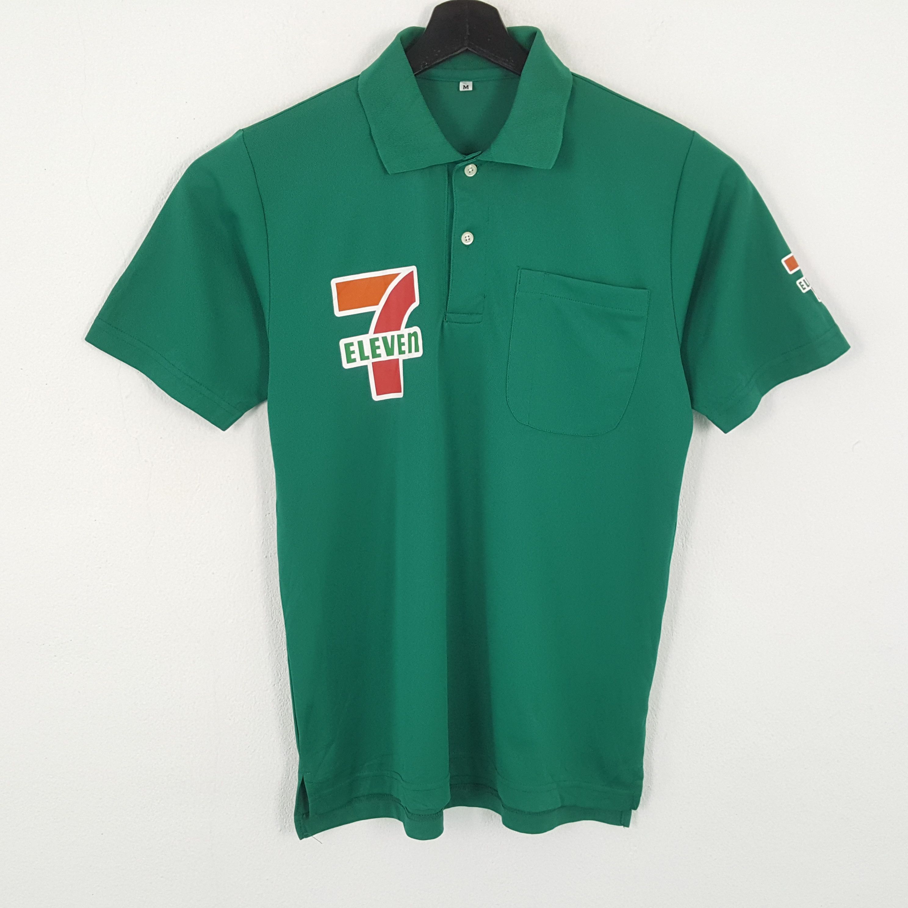 Vintage 7 ELEVEn Japanese Workers Workwear Polos Size US M / EU 48-50 / 2 - 1 Thumbnail