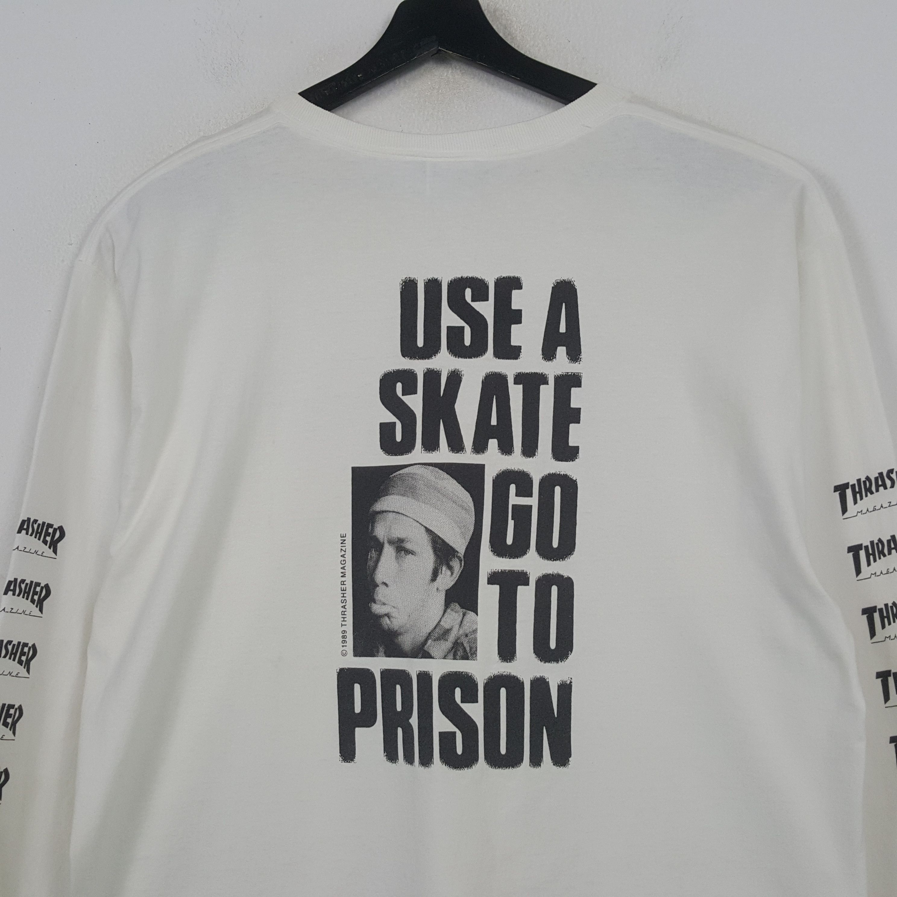 Thrasher Thrasher Skateboard Style Rare Tshirt 32 Size US L / EU 52-54 / 3 - 2 Thumbnail