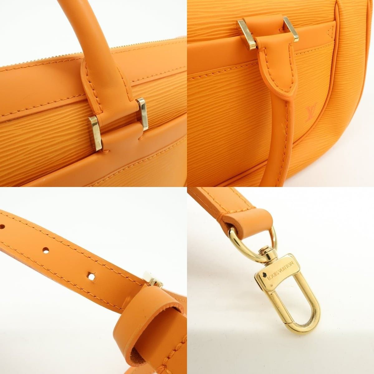 Louis Vuitton Louis Vuitton Epi Danura MM Shoulder Bag Orange Size ONE SIZE - 4 Thumbnail