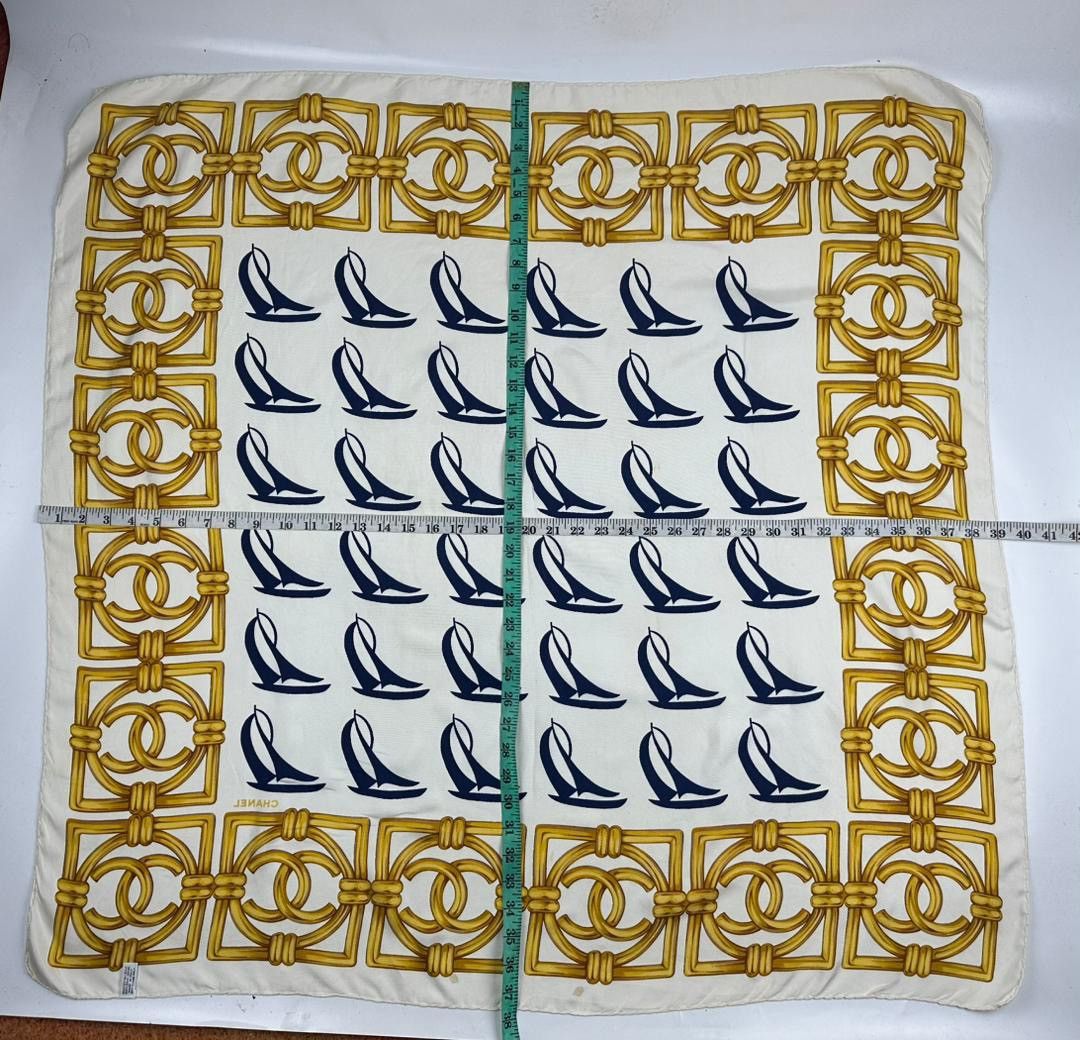 Chanel chanel silk scarf tc51 Size ONE SIZE - 12 Thumbnail