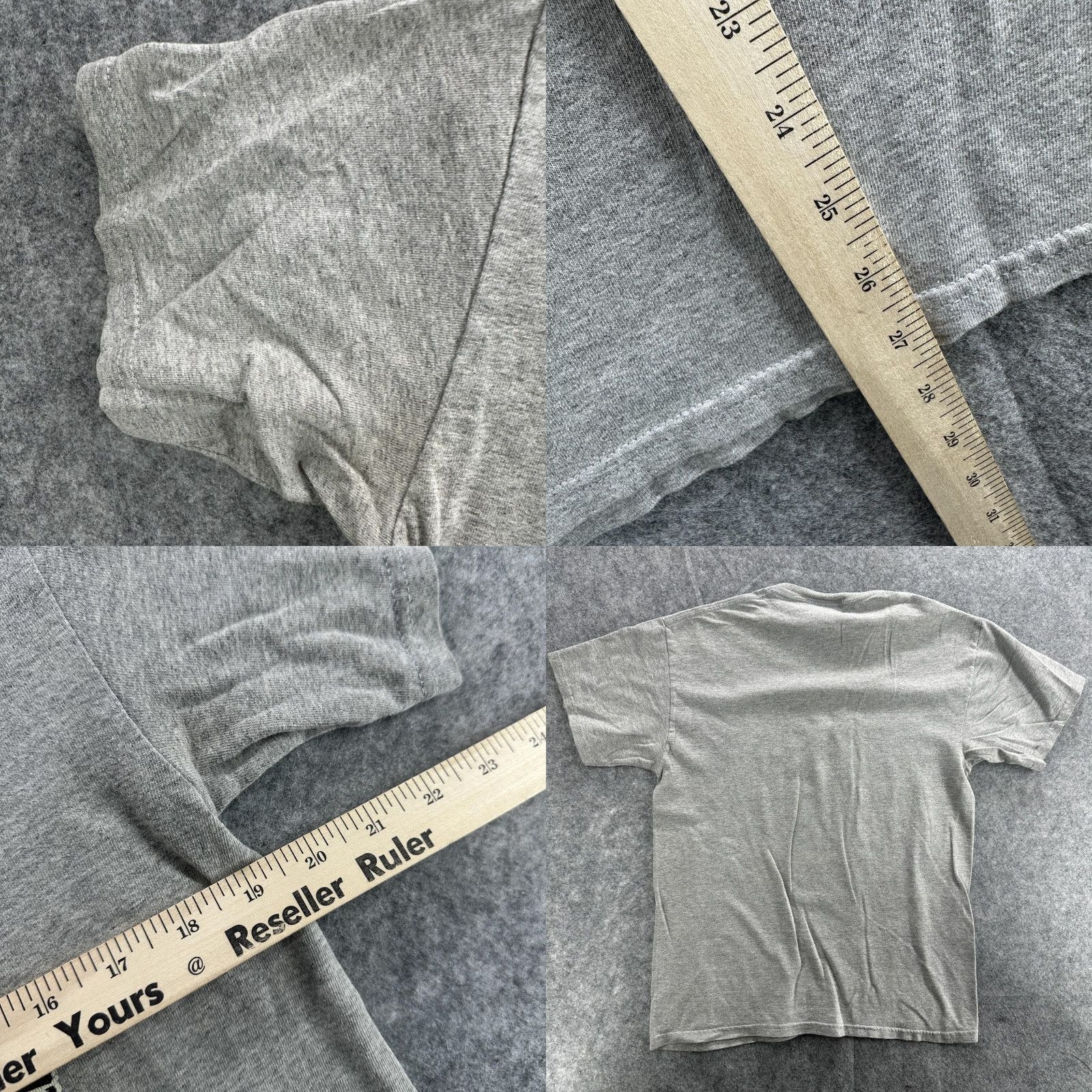 NCAA Vintage NCAA Final Four Shirt Mens Medium Heather Gray Cotton Jersey 2000s San Antonio Kansas 2008 Then There Were Four Basketball Memorial - Mens Size US M / EU 48-50 / 2 - 8 Thumbnail