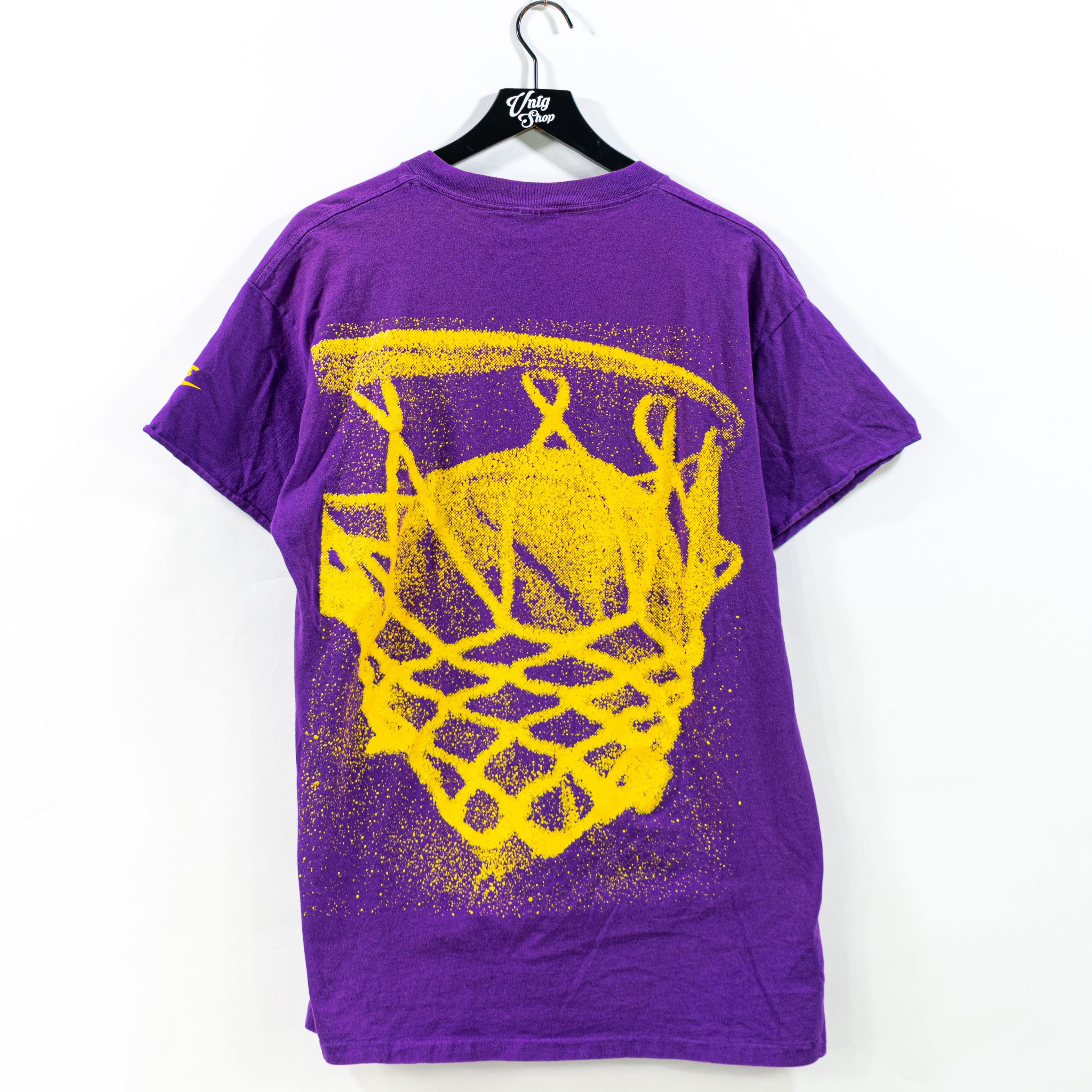 image of Jordan Nike Jordan Flight Swoosh Net Basketball T-Shirt XL VTG 90's in Purple, Men's