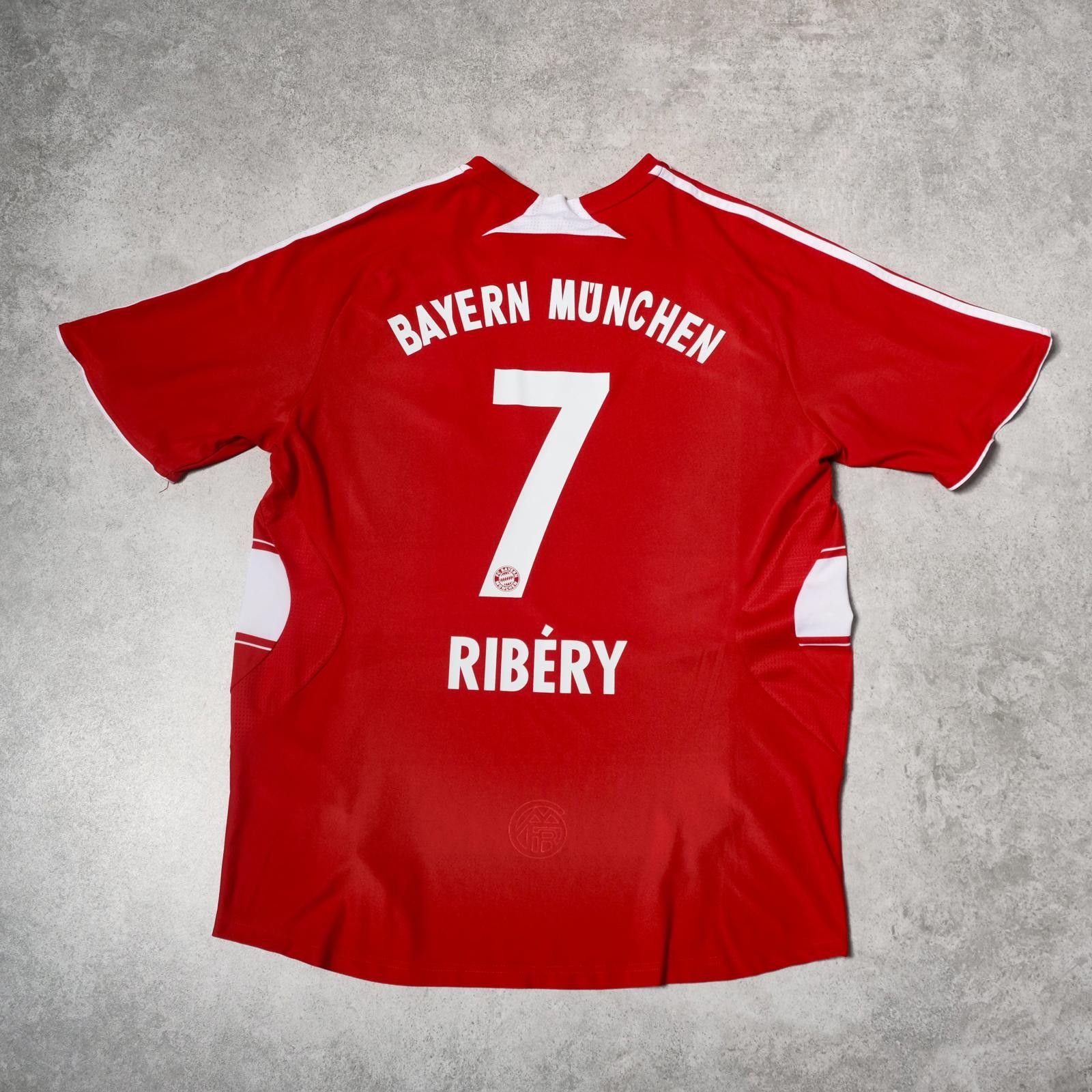 Adidas 2007/08 Bayern Munich Home Shirt Adidas Ribery (XL) Size US XL / EU 56 / 4 - 2 Thumbnail