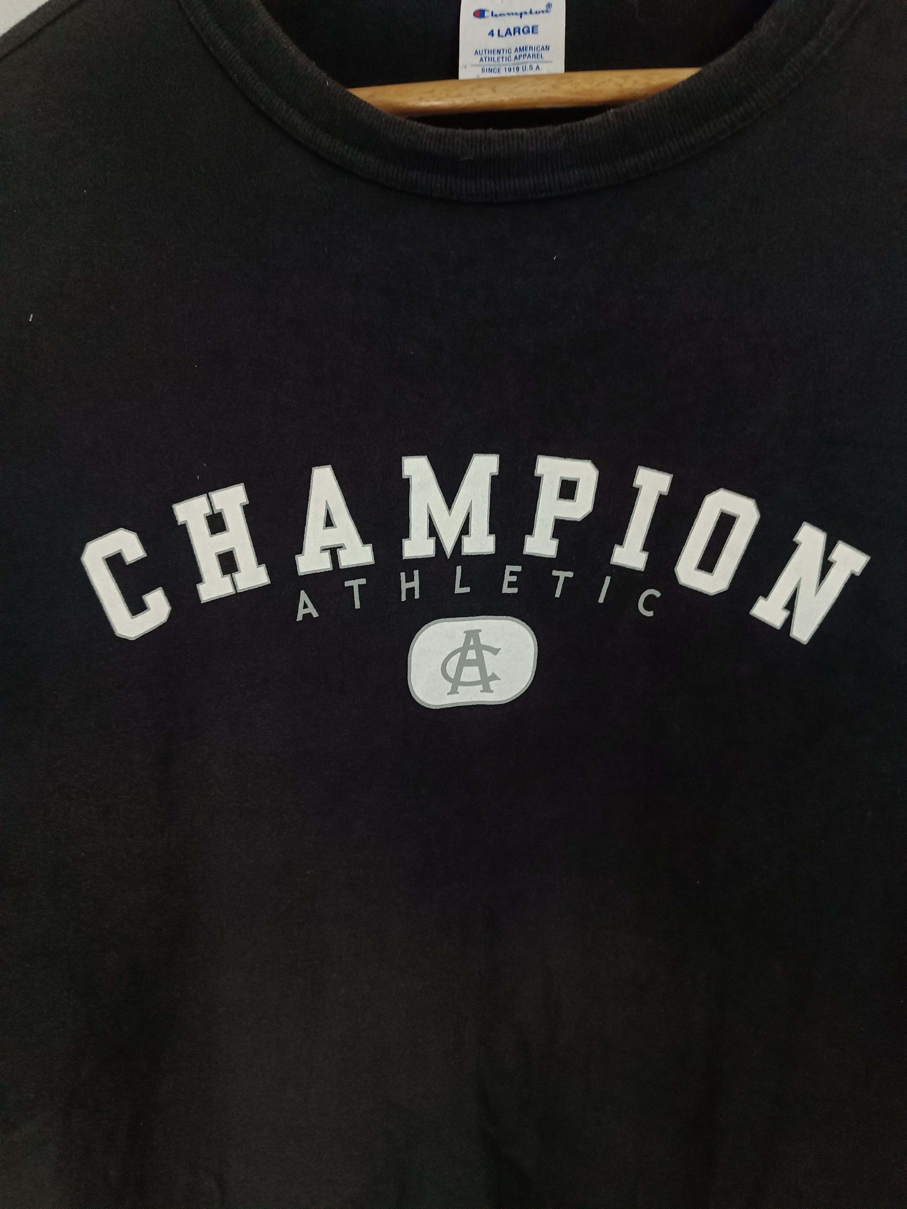 Champion VINTAGE CHAMPION CLASSIC SPELLOUT LOGO TEE Size US XL / EU 56 / 4 - 11 Thumbnail