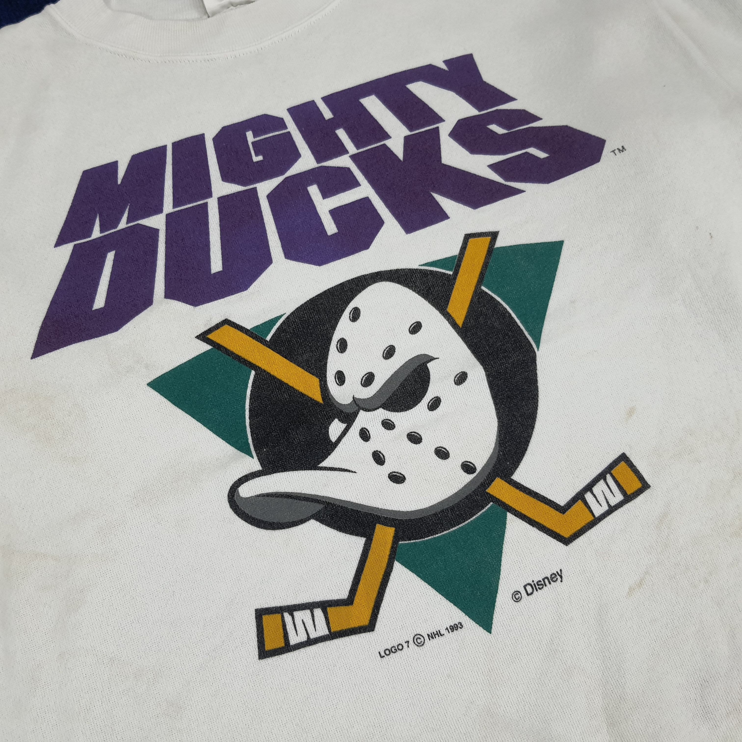 Logo 7 × NHL × Vintage Vintage The Mighty Ducks Disney Sweatshirt Size US M / EU 48-50 / 2 - 2 Thumbnail