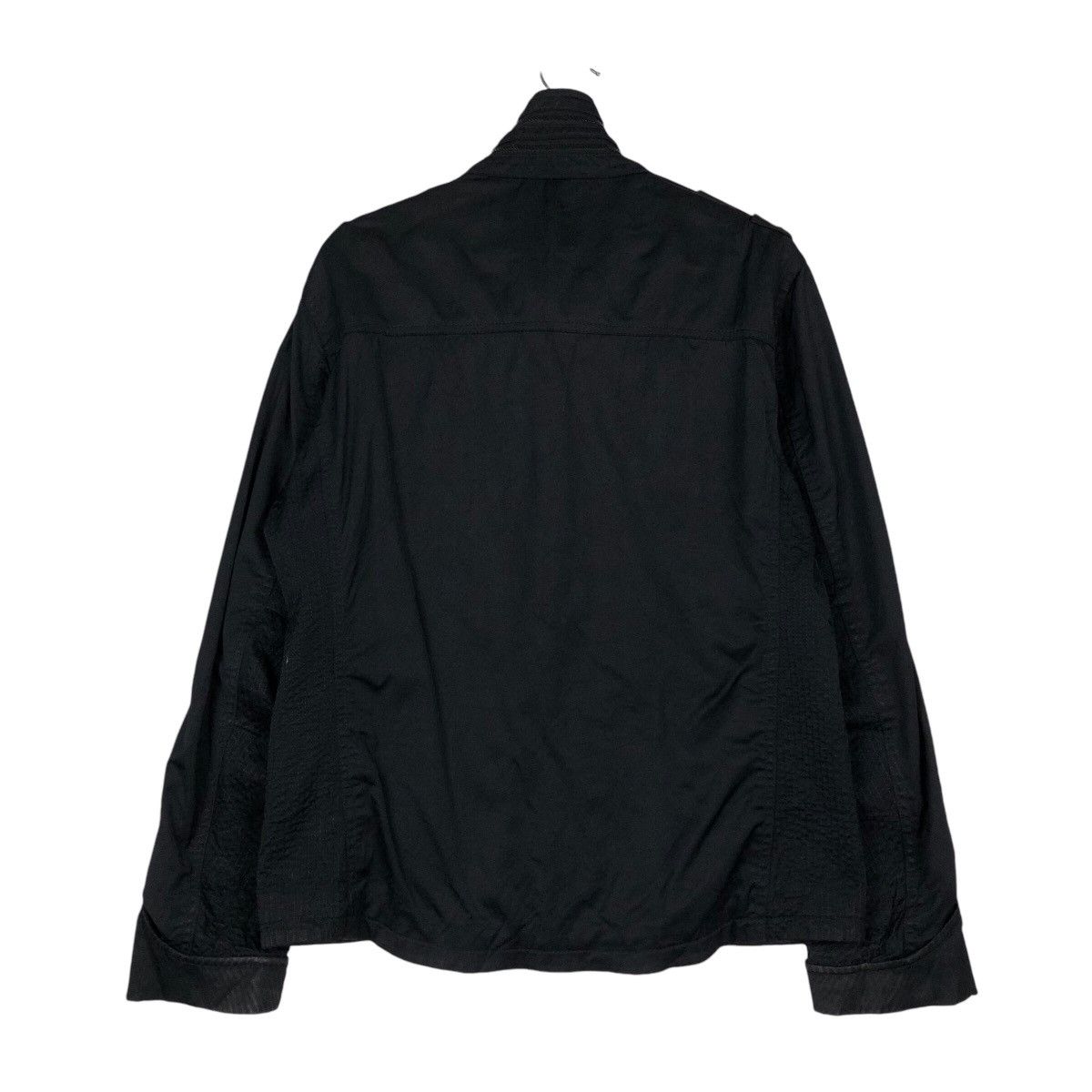 Japanese Brand 📌Vintage Biker Parachute Jacket Junmen Black Line Ginza Size US M / EU 48-50 / 2 - 9 Thumbnail