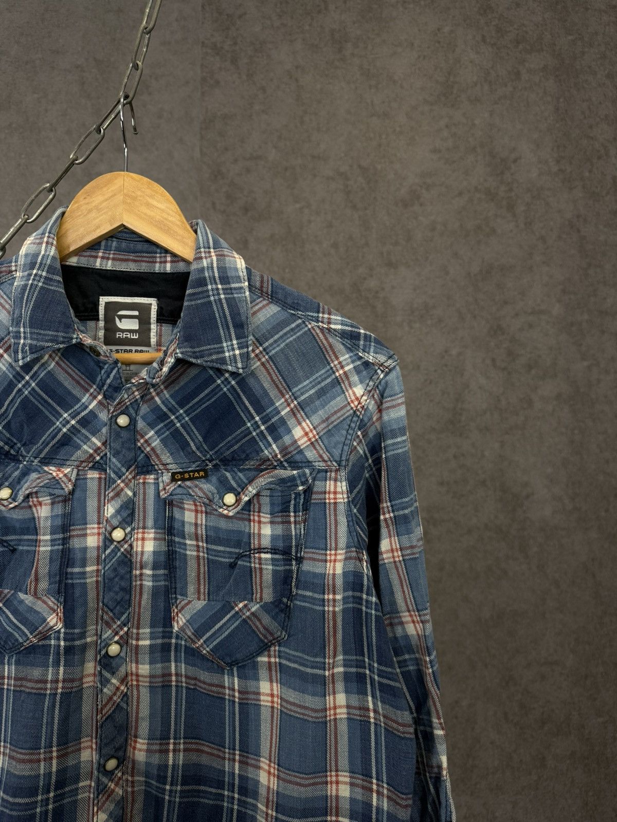 G-Star G Star Raw flannel designer shirt Size US M / EU 48-50 / 2 - 2 Thumbnail