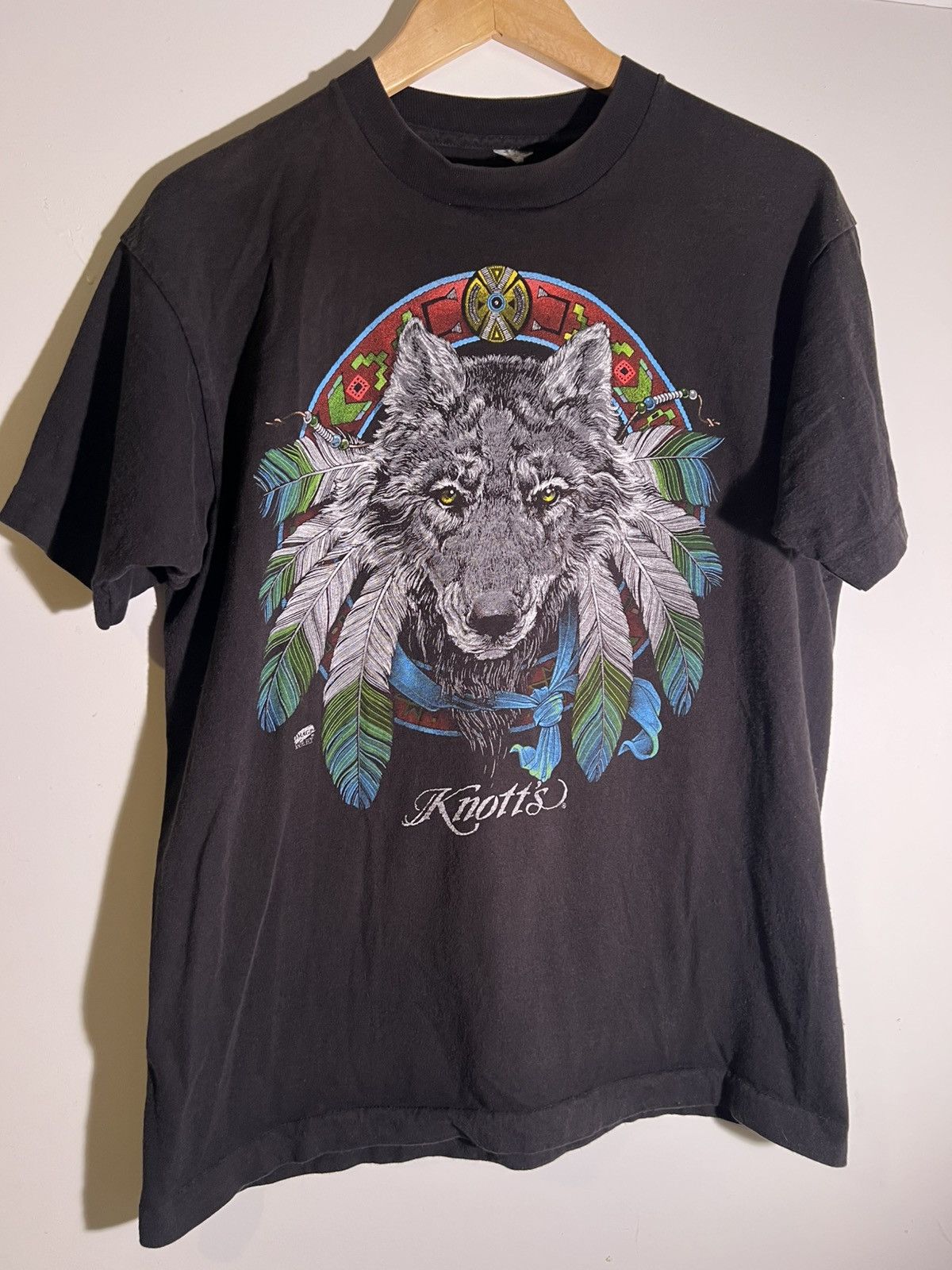 Vintage 80’s 90’s VTG Vintage Knott’e Berry Farm Wolf Retro T Shirt Size US L / EU 52-54 / 3 - 1 Thumbnail