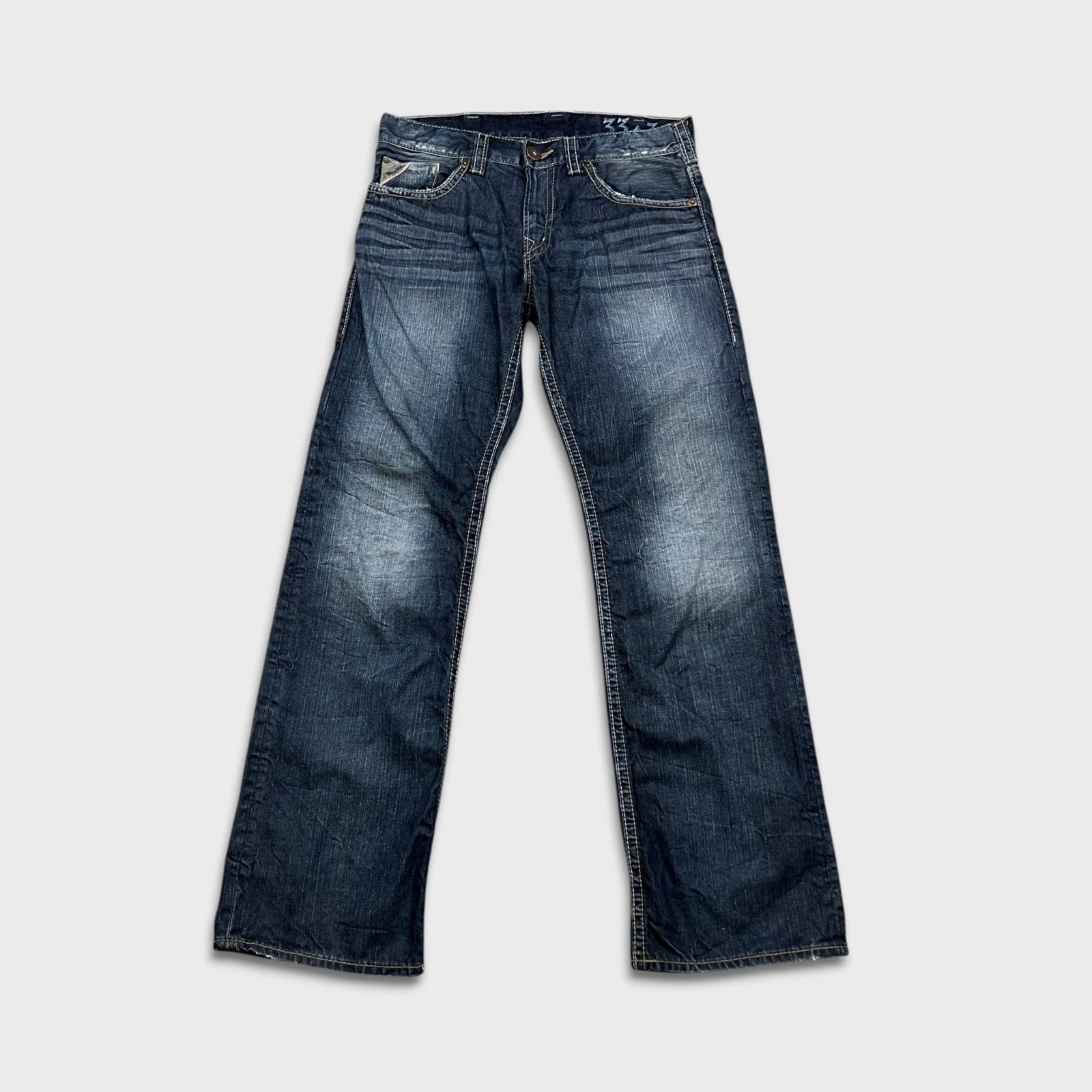 Silver Jeans Co. Silver Jeans Zac 33x34 Blue Relaxed Fit Straight Leg Denim Size US 33 - 1 Thumbnail