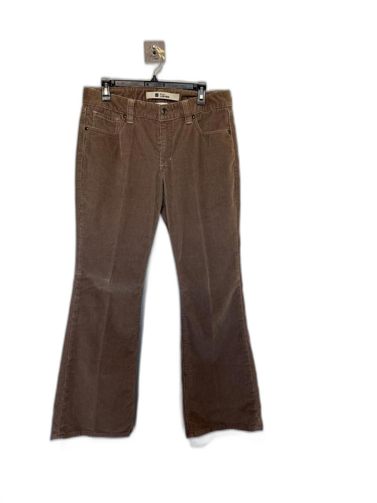 Gap Y2K Brown Corduroy Low Rise Flare Leg Gap Pants Size 34" / US 12 / IT 48 - 1 Thumbnail