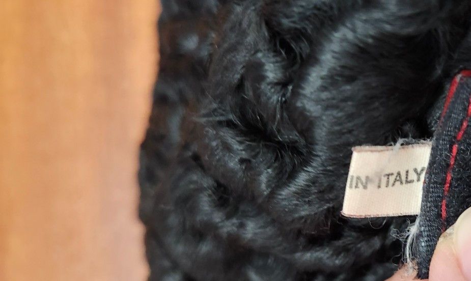 Other Vintage Suede Coat with Black Fur Trim Winter Jacket Size L / US 10 / IT 46 - 15 Thumbnail