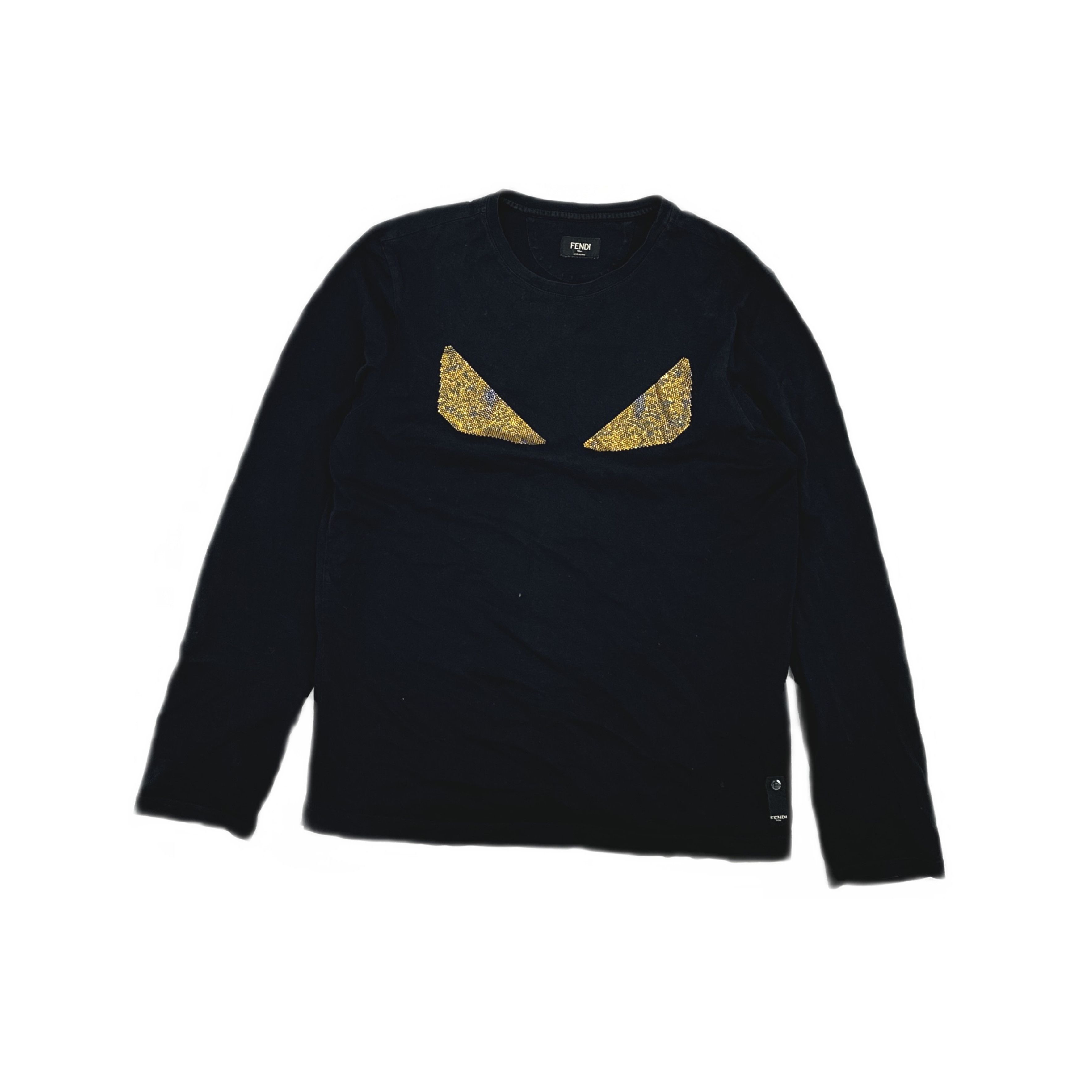 Fendi Fendi Monster Eye Long Sleeve T-Shirt Size M Size US M / EU 48-50 / 2 - 1 Thumbnail