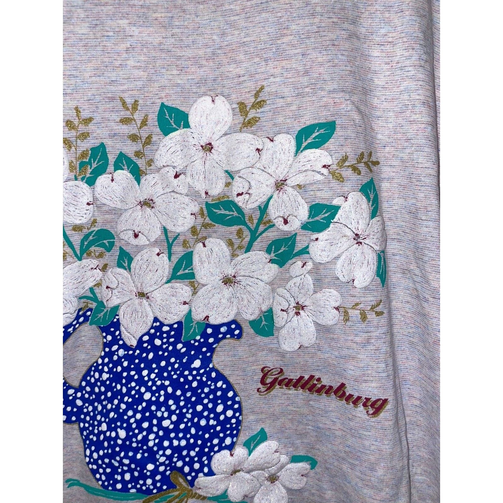 Vintage Vintage Gatlinburg Shirt Tennessee Flowers Tee VTG 90s Large Size US L / EU 52-54 / 3 - 4 Thumbnail