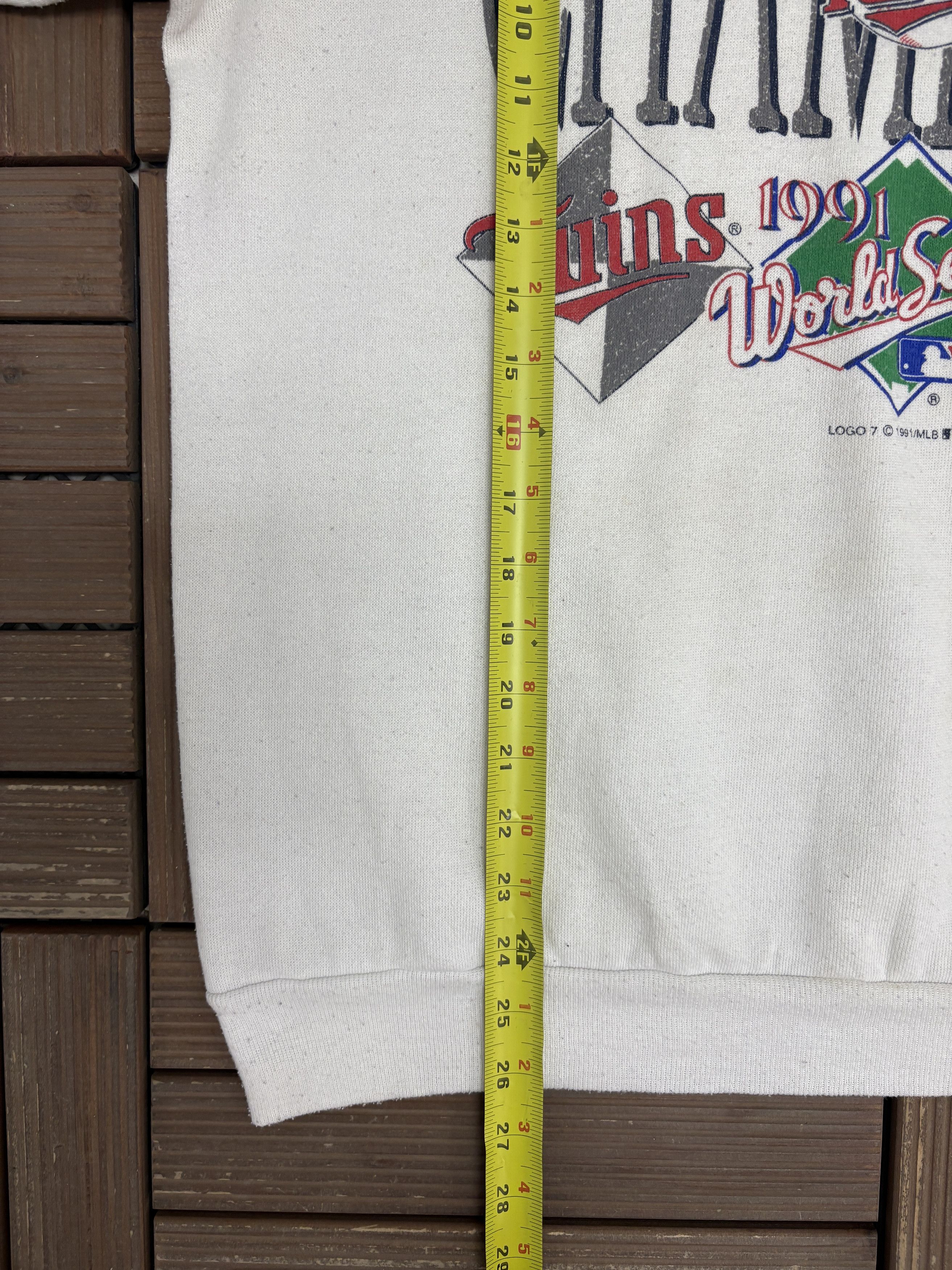 Vintage Minnesota Twins World Series Champions 1991 Crewneck Sweater Size US XL / EU 56 / 4 - 9 Thumbnail