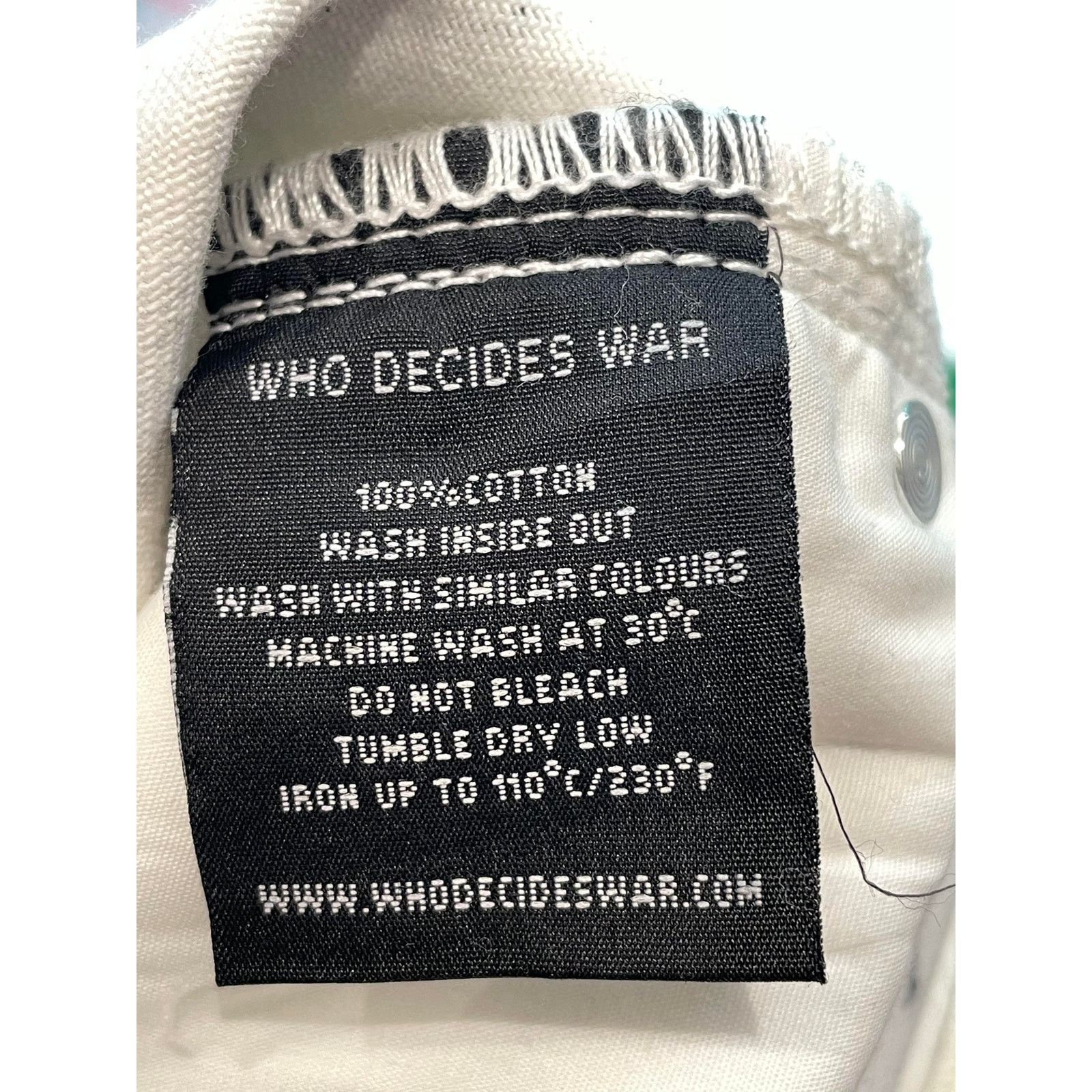 Who Decides War WDW Stripture White & Red Denim Size US 34 / EU 50 - 7 Thumbnail