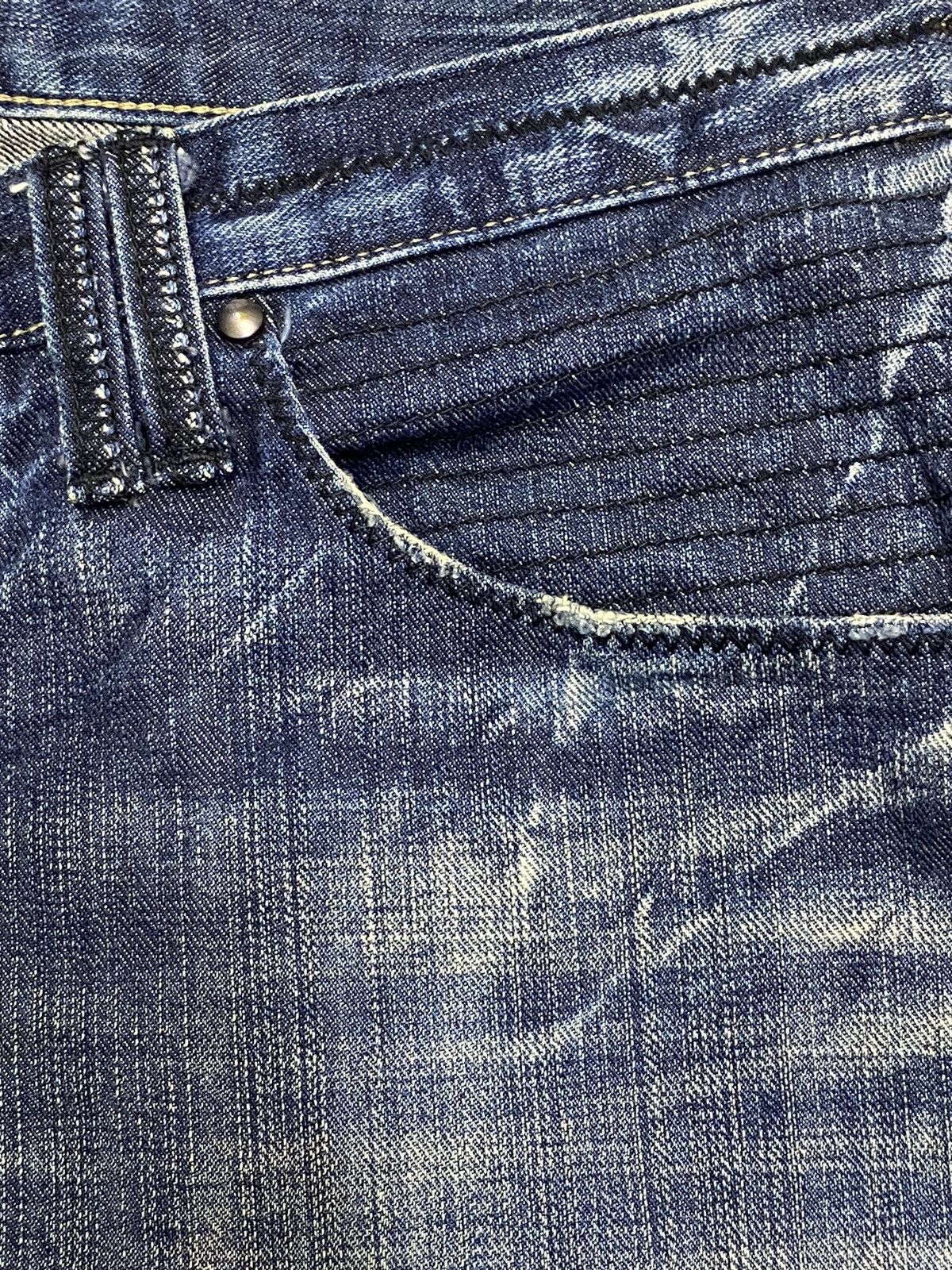 Japanese Brand D158 Roar Japan Hanamaka CROSSGUN Little Bootcut Jeans Size US 34 / EU 50 - 10 Thumbnail