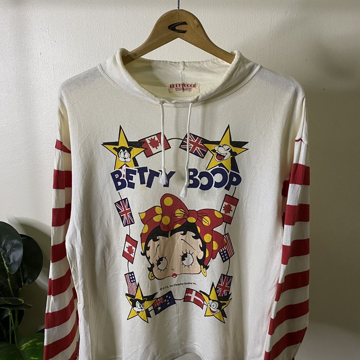 Cartoon Network Vintage 1990s Betty Boop Sexy Cartoon LS Tee Size US M / EU 48-50 / 2 - 2 Thumbnail