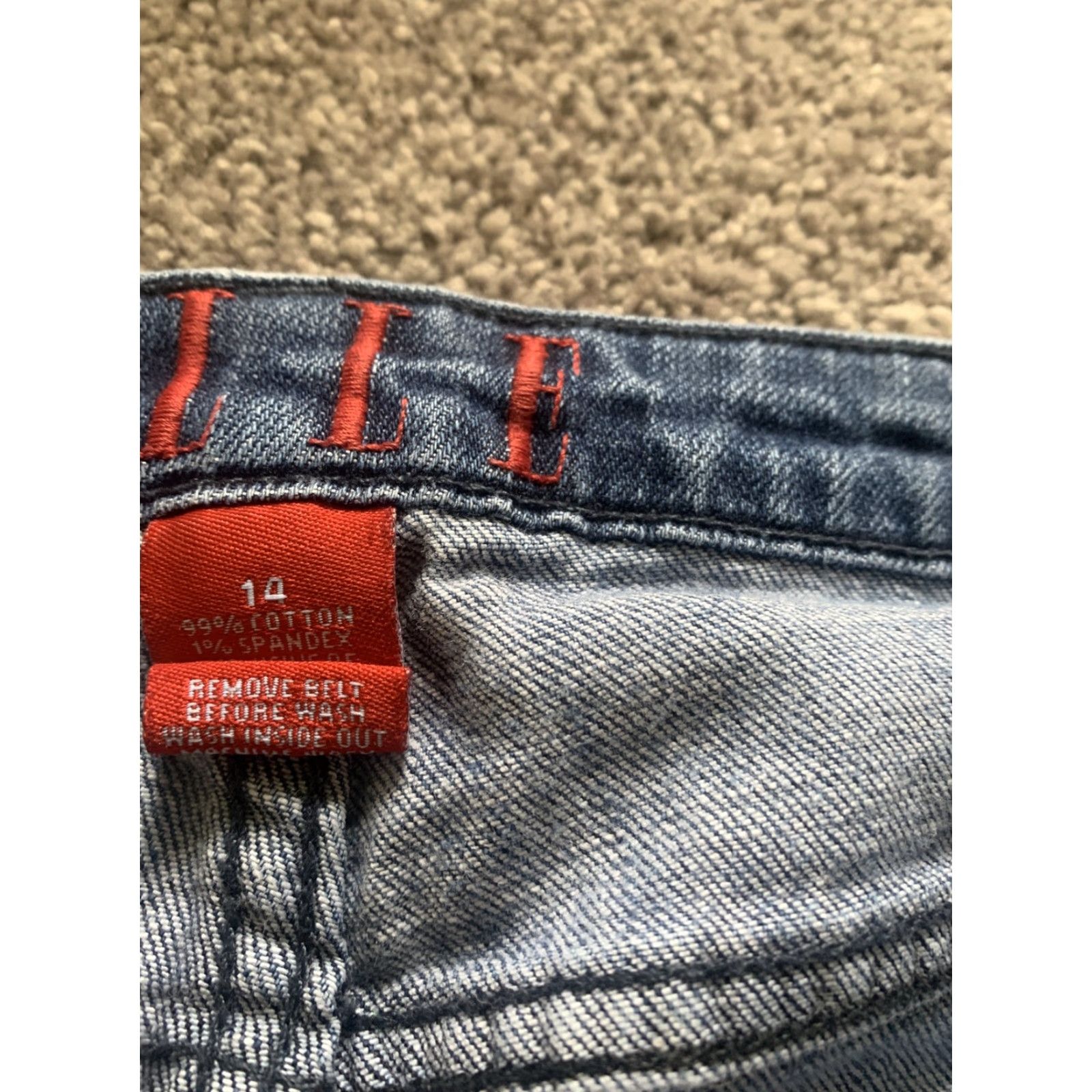 Vintage VINTAGE ELLE Womens Stretch Denim Boot Cut Jeans Size 14 Blue Denim Bootcut 31 Inseam Womens 14 Stretch Jeans Size 36" / US 14 / IT 50 - 5 Thumbnail