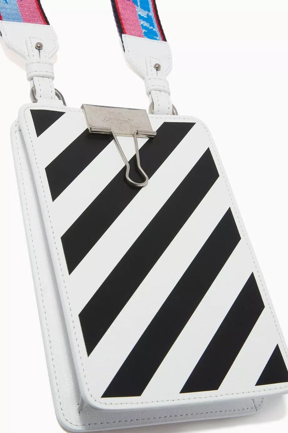 Off-White o1y1225 Size : OS / Leather Crossbody Bag in Multicolor Size ONE SIZE - 3 Thumbnail