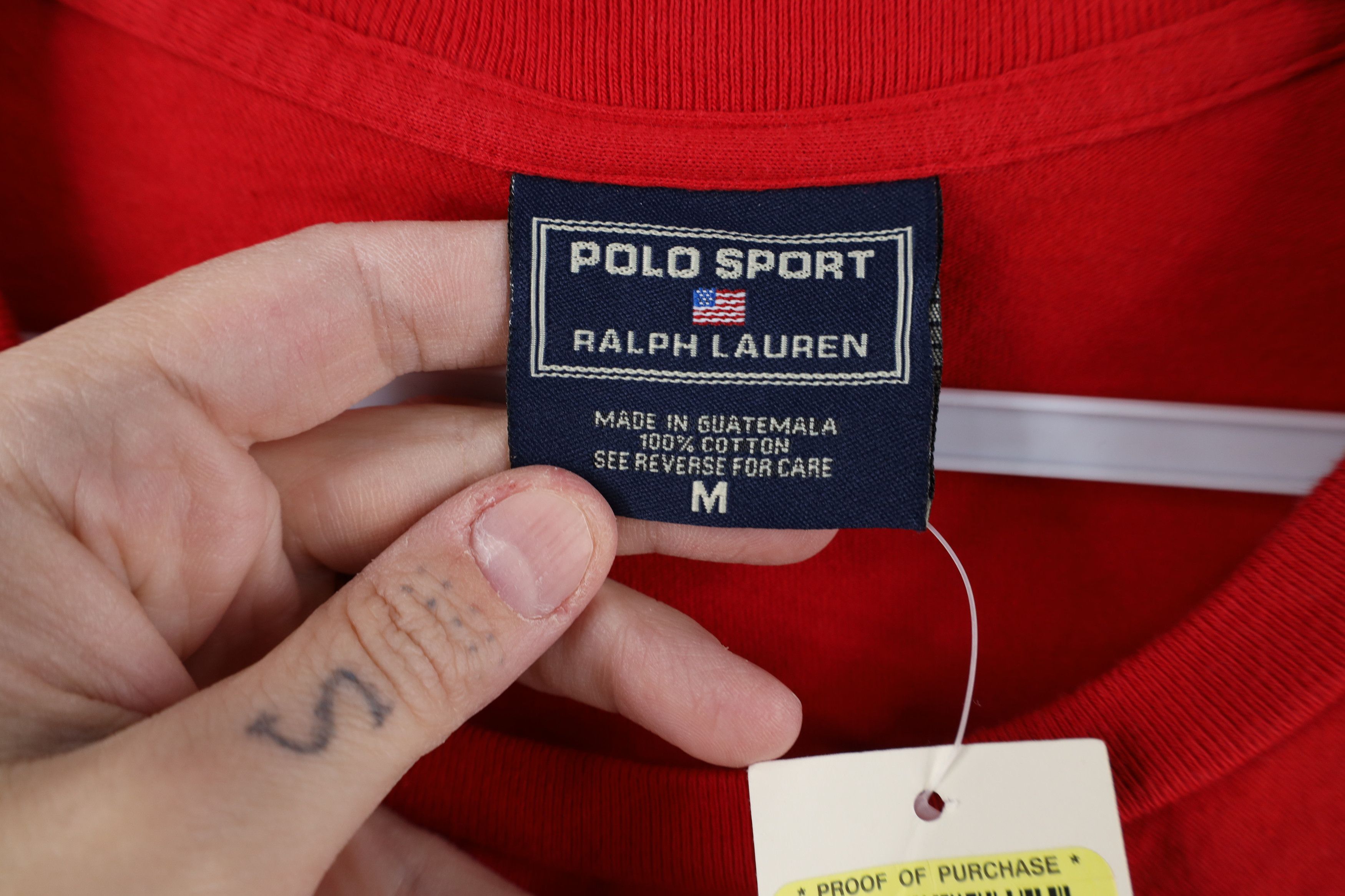 Ralph Lauren Deadstock Vintage 90s Sport Ralph Lauren Long Sleeve T-Shirt Size US M / EU 48-50 / 2 - 8 Thumbnail