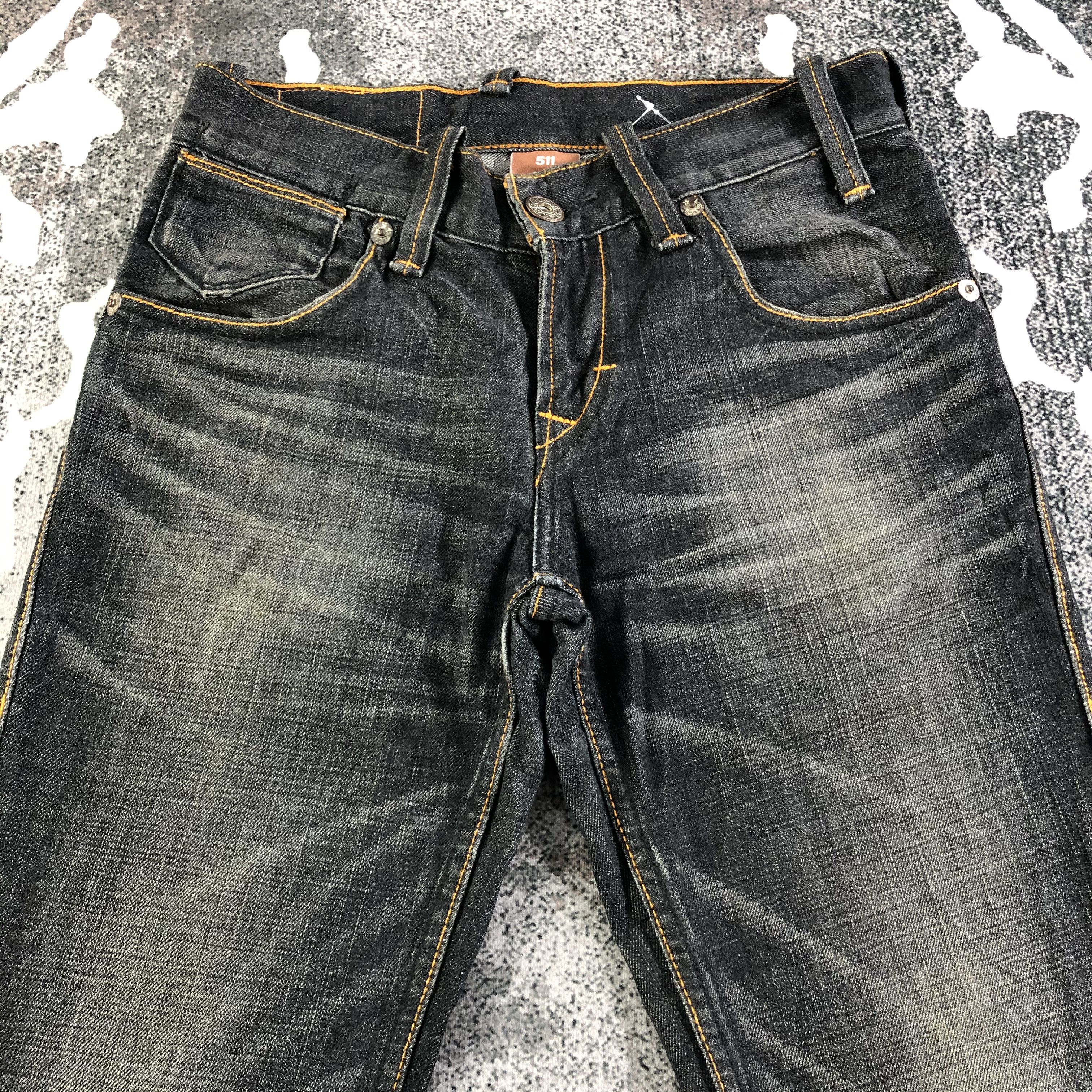 Levi's Levis 511 Faded Black Slim Fit Jeans KJ2154 Size US 29 - 3 Thumbnail