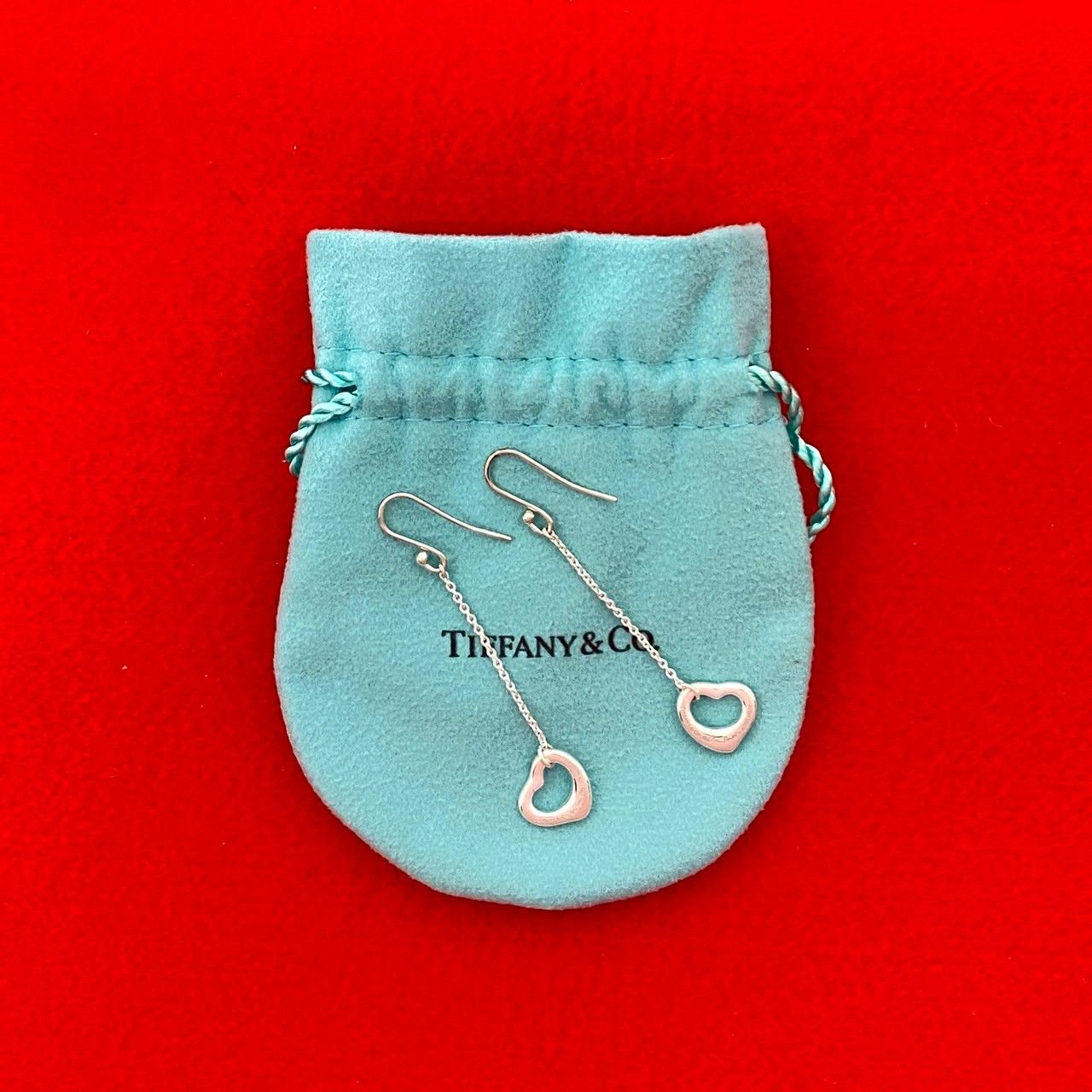 Tiffany & Co. Tiffany & Co. Tiffany & Co. Open Heart 925 Silver Earrings Metal Earrings DUTY FREE for USA Size ONE SIZE - 1 Thumbnail