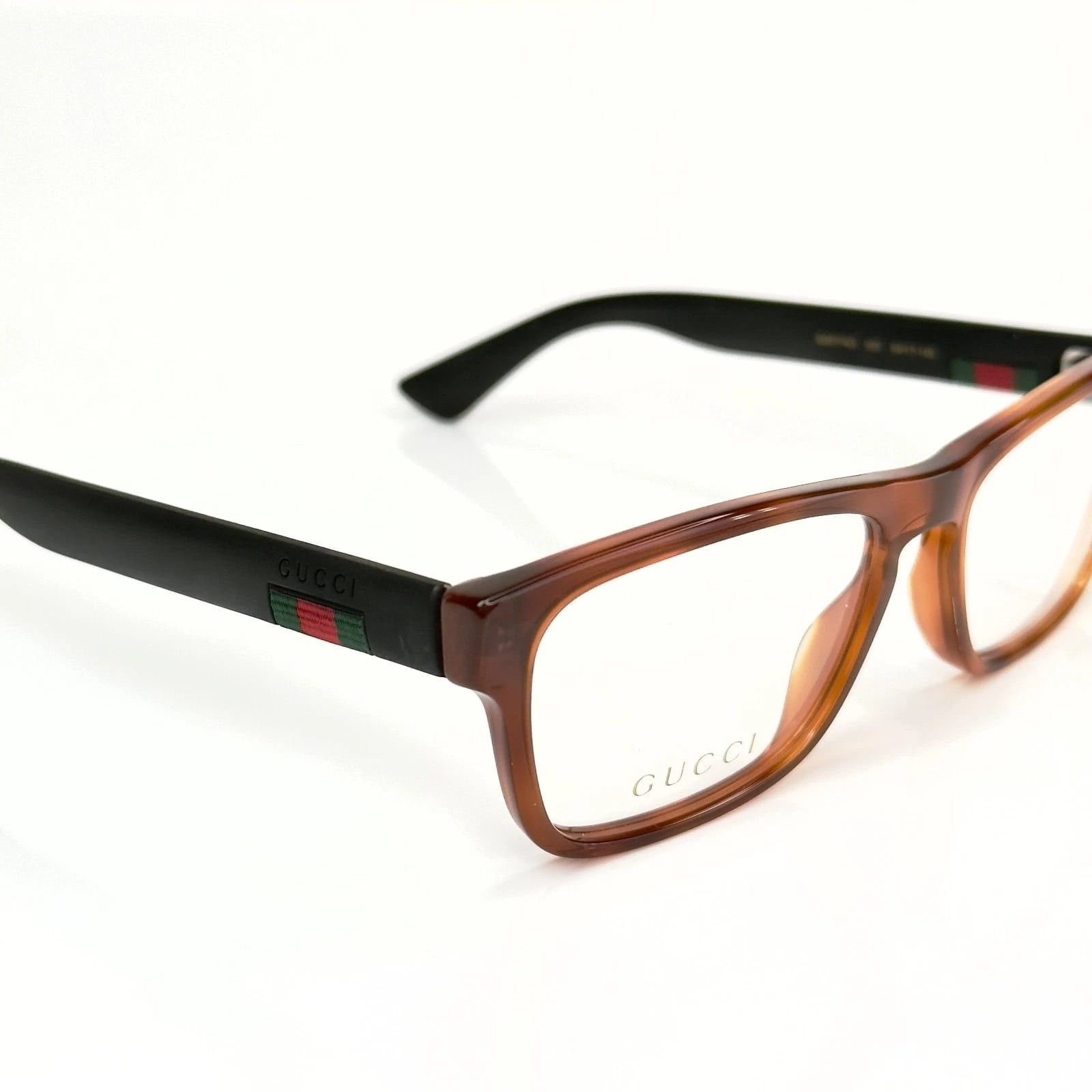Gucci GUCCI GG0174O 0174 Black STRIPE Eyeglasses Optical Frame 003 Size ONE SIZE - 5 Thumbnail
