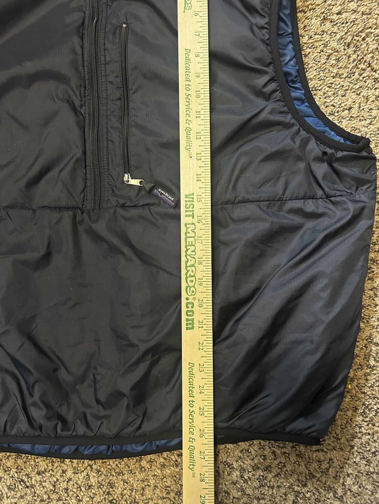 Patagonia Patagonia Puffball 1/2 zip Vest XXL Black / Blue Made in USA Size US XXL / EU 58 / 5 - 8 Thumbnail
