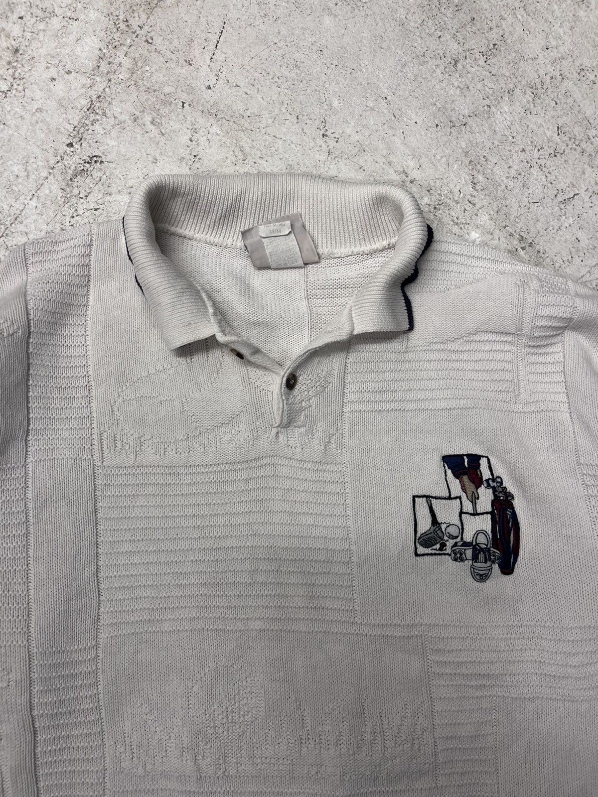 Vintage Vintage made in usa golf knit sweater Size US M / EU 48-50 / 2 - 1 Thumbnail