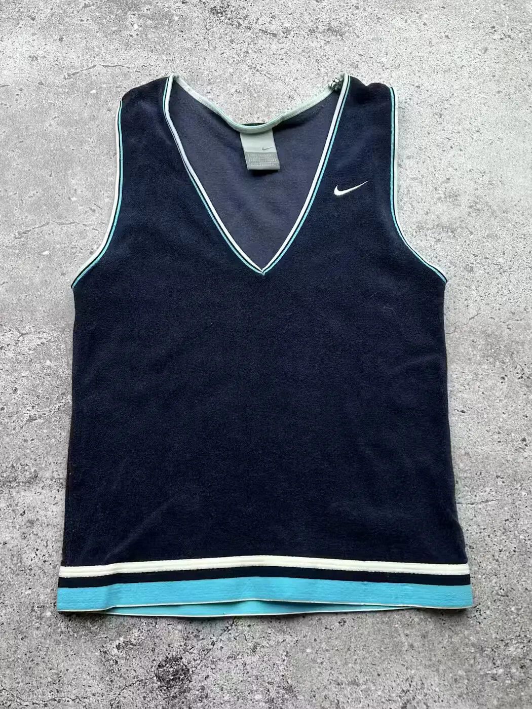 Nike Nike Vintage Velour Tank Top(V430)(E8) Size S / US 4 / IT 40 - 1 Thumbnail