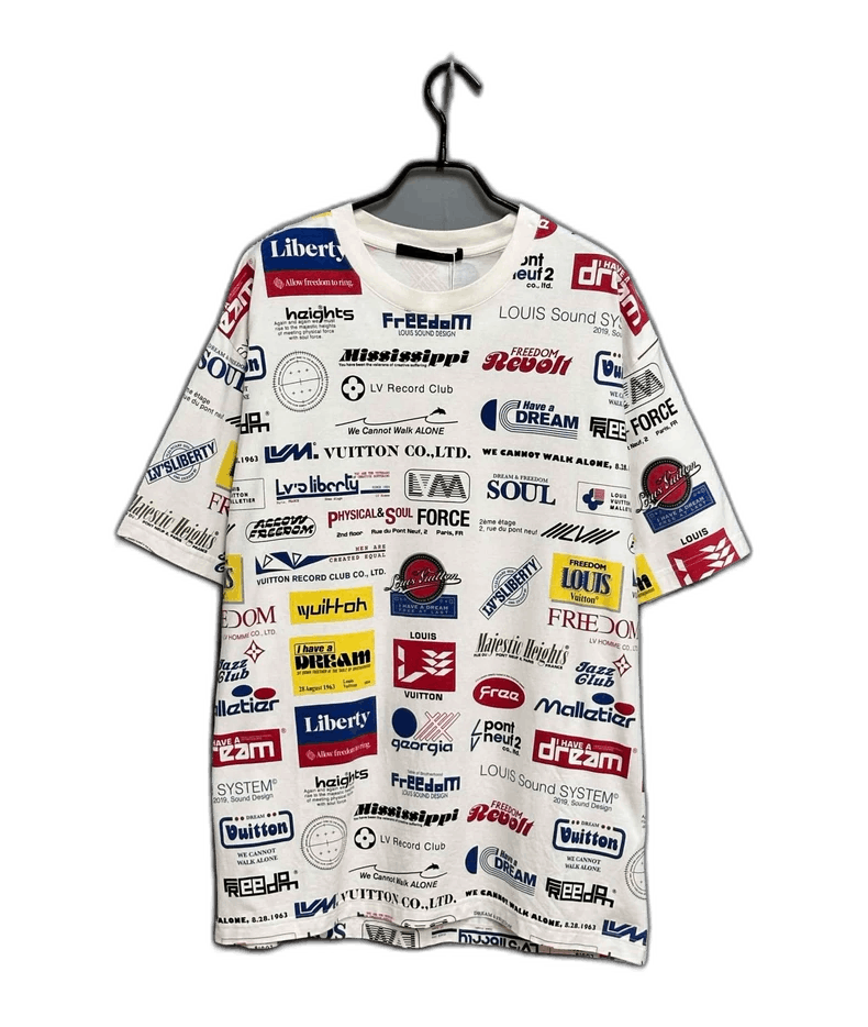 LV Logo Short Sleeve T-Shirt-yf