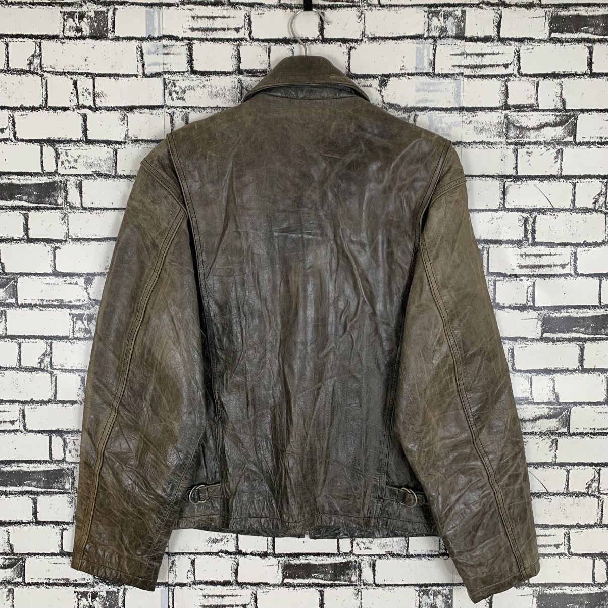 Designer × Vintage Vintage Leather Jacket Size US L / EU 52-54 / 3 - 6 Thumbnail