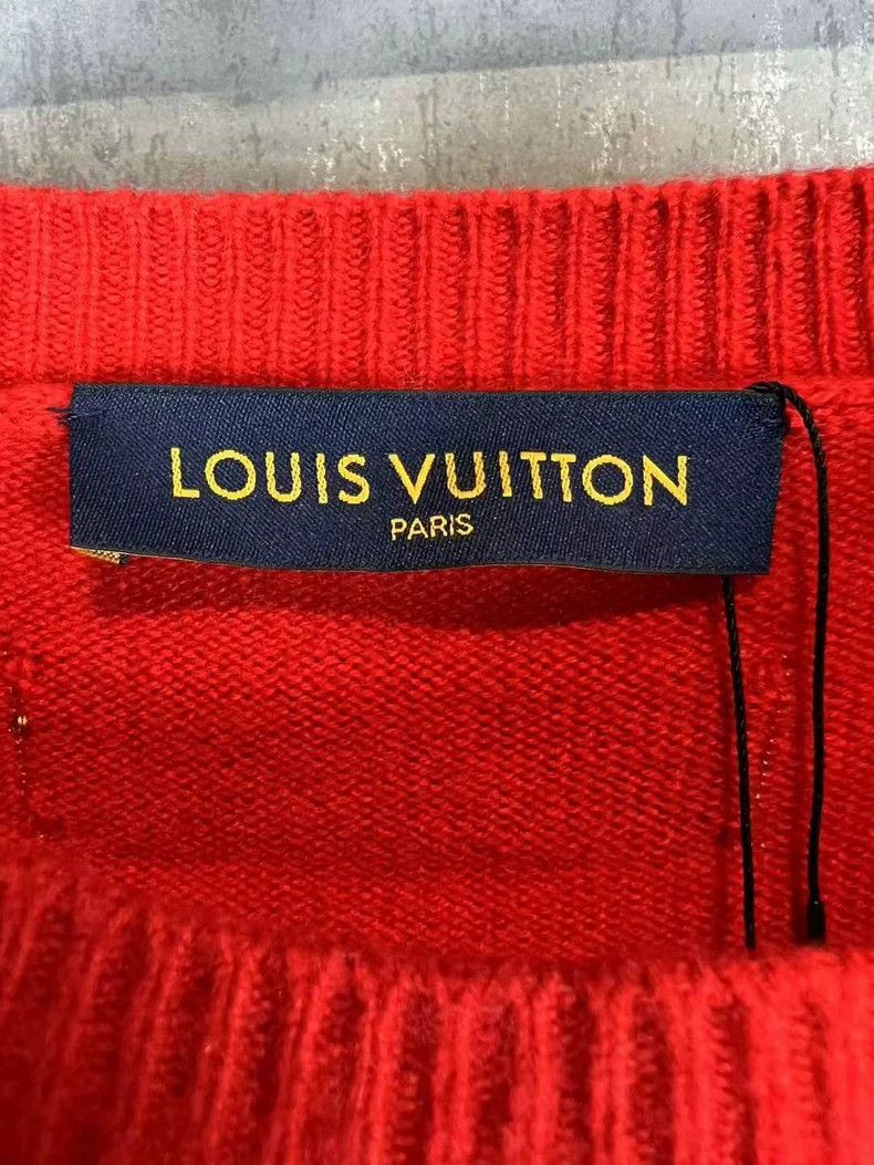 Louis Vuitton louis vuitton Sleeve Logo Cashmere Sweater 2501-Nextarrow Size US XXL / EU 58 / 5 - 3 Thumbnail
