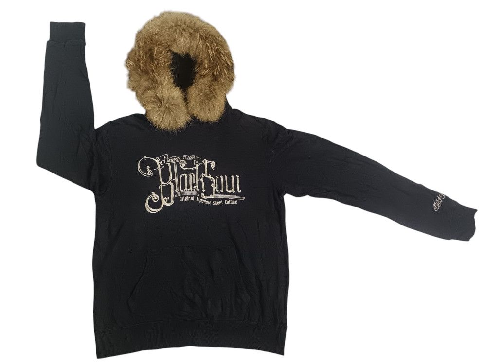 If Six Was Nine × Japanese Brand × Le Grande Bleu (L.G.B.) ONIARAI Black Soul Japanese Street Culture Fur Hoodie Size US M / EU 48-50 / 2 - 23 Thumbnail