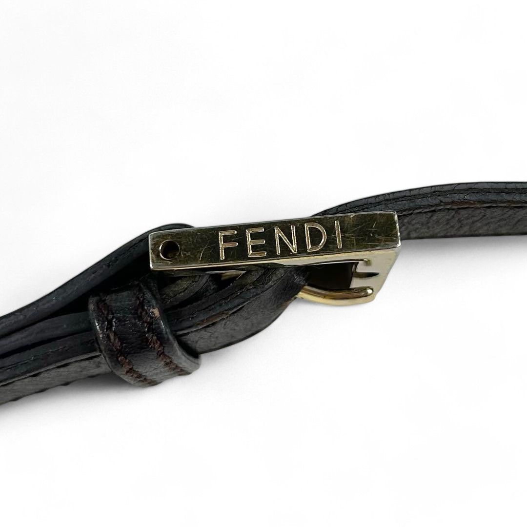 Fendi Fendi - Zucca Shoulder Bag Crossbody Monogram Brown Size ONE SIZE - 4 Thumbnail