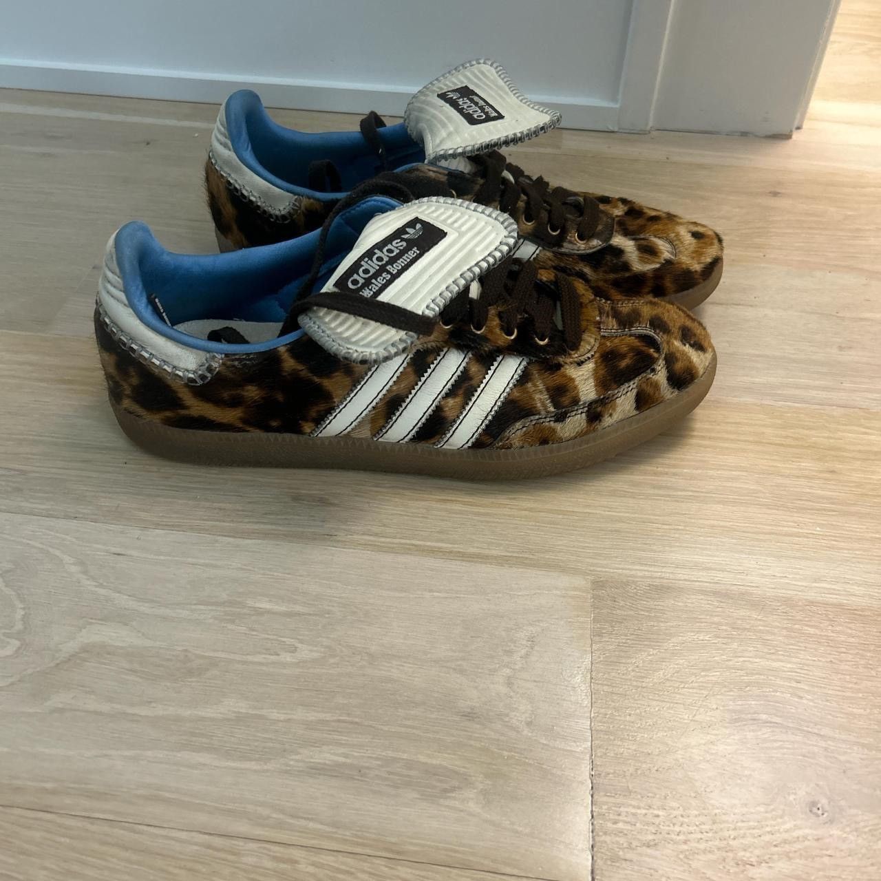 Wales Bonner X Adidas Cheetah Print Sambas