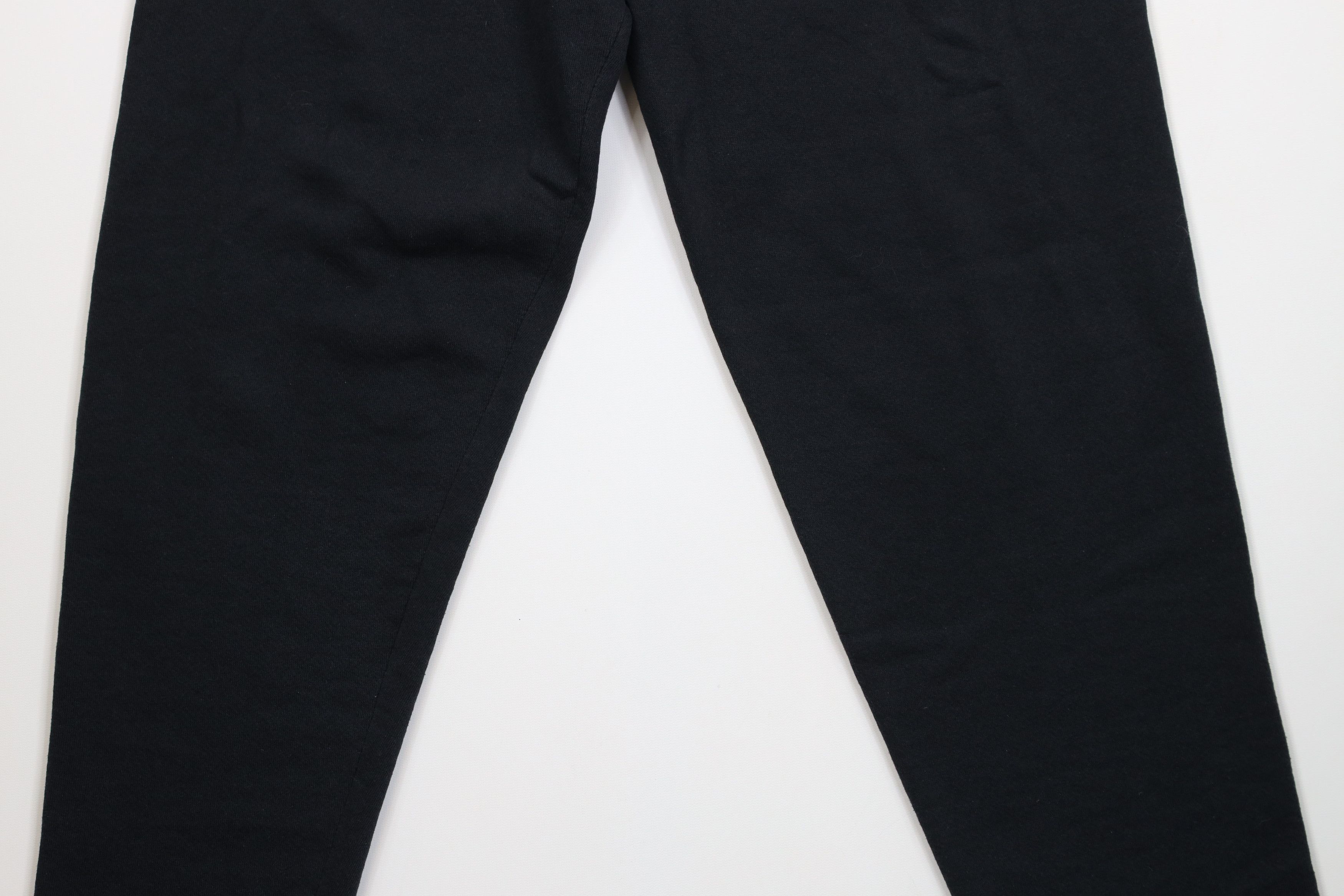 Vintage Vintage 90s Streetwear Tapered Leg Sweatpants Black USA Size 28" / US 6 / IT 42 - 3 Thumbnail