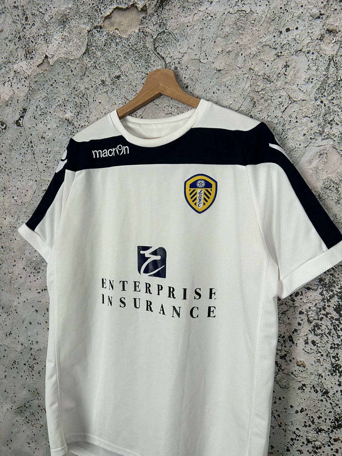 Macron Vintage Leeds United Soccer Jersey Macron Football Rare Size US L / EU 52-54 / 3 - 2 Thumbnail
