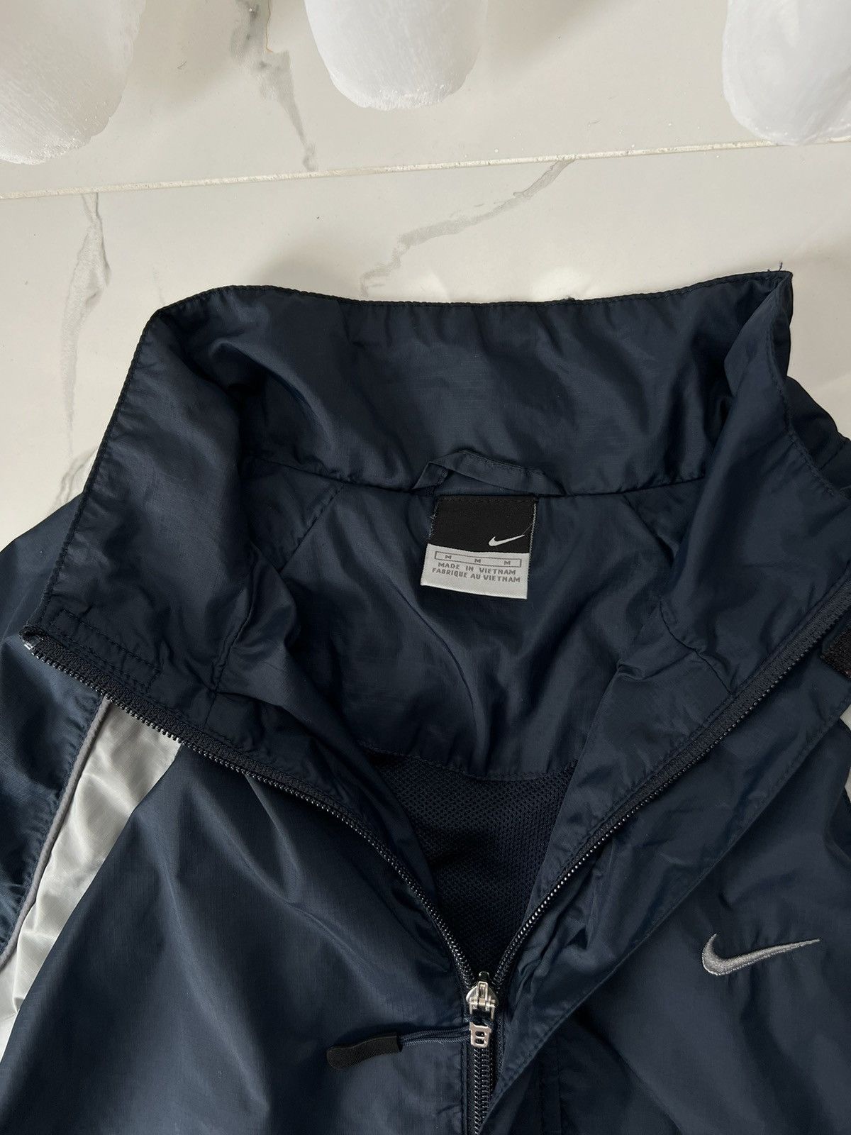 Nike × Vintage 90's NIKE RETRO RARE GORPCORE Y2K SWOOSH LOGO TRACK JACKET Size US M / EU 48-50 / 2 - 5 Thumbnail